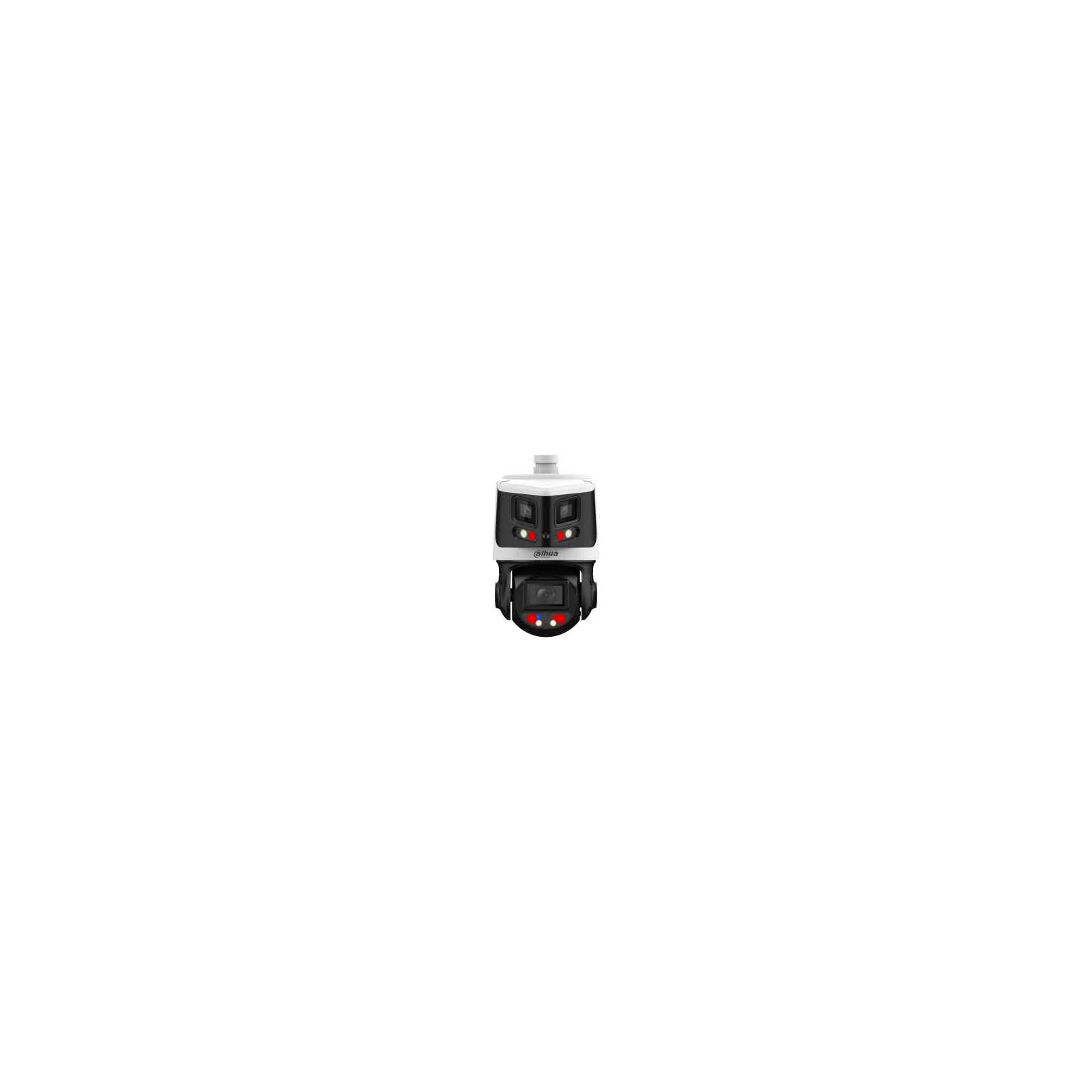 Camera de retea panoramica & PTZ cu lumina Starlight TiOC, 8MP + 4MP, zoom optic 10x SDT3E410-8P-MB-A-PV1