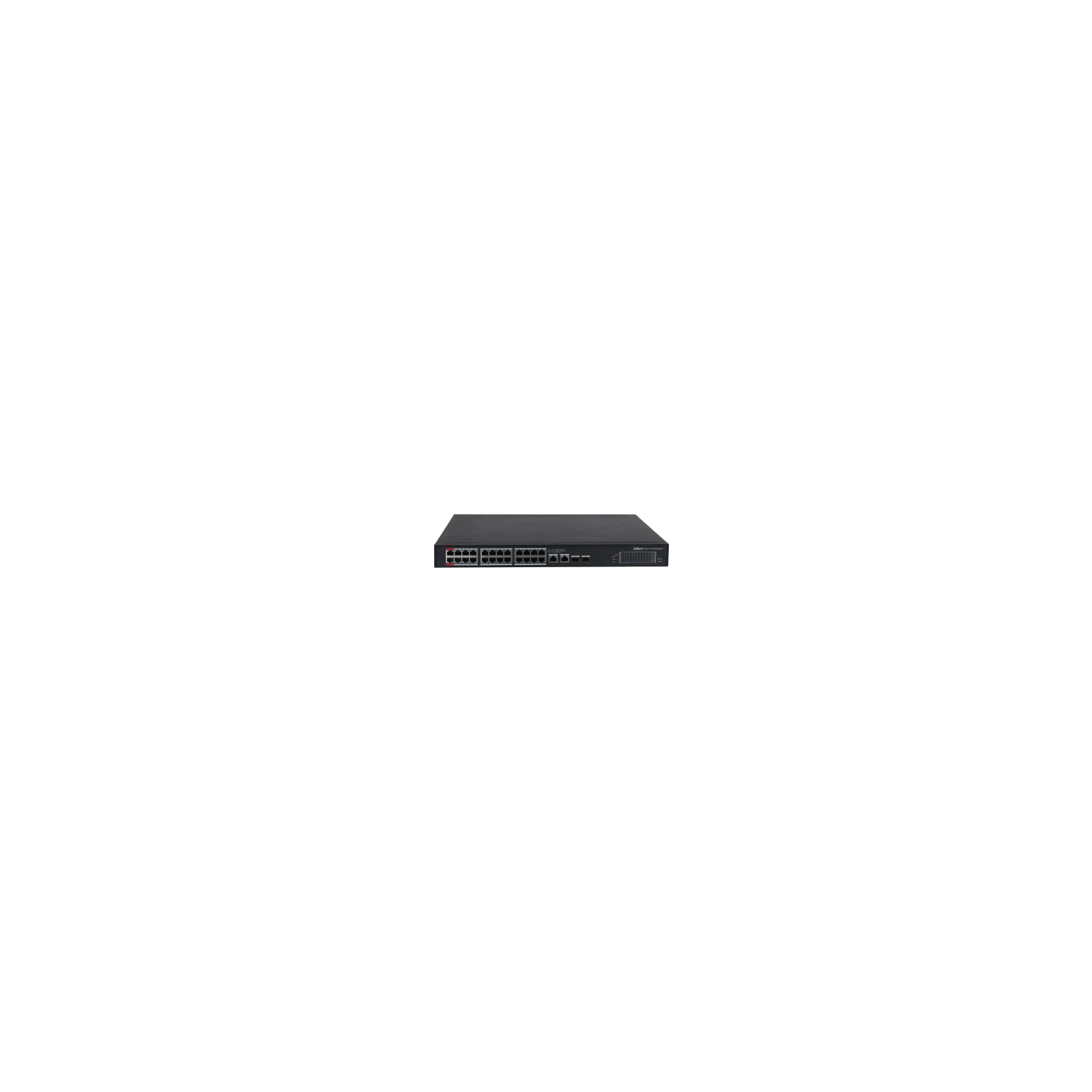 Switch gigabit fără management 24 porturi PoE, 2 porturi uplink, 2 porturi SFP PFS3228-24GT-360