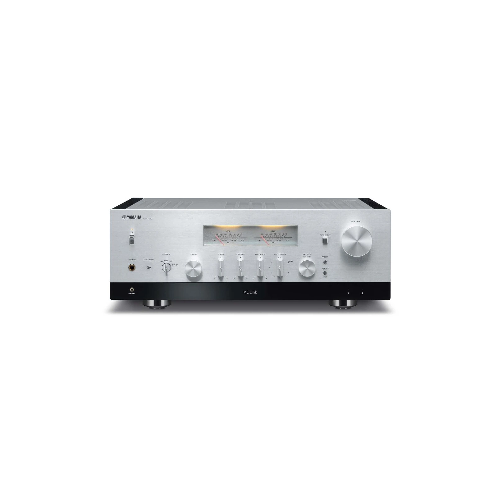 Receiver stereo Yamaha R-N2000A, argintiu
