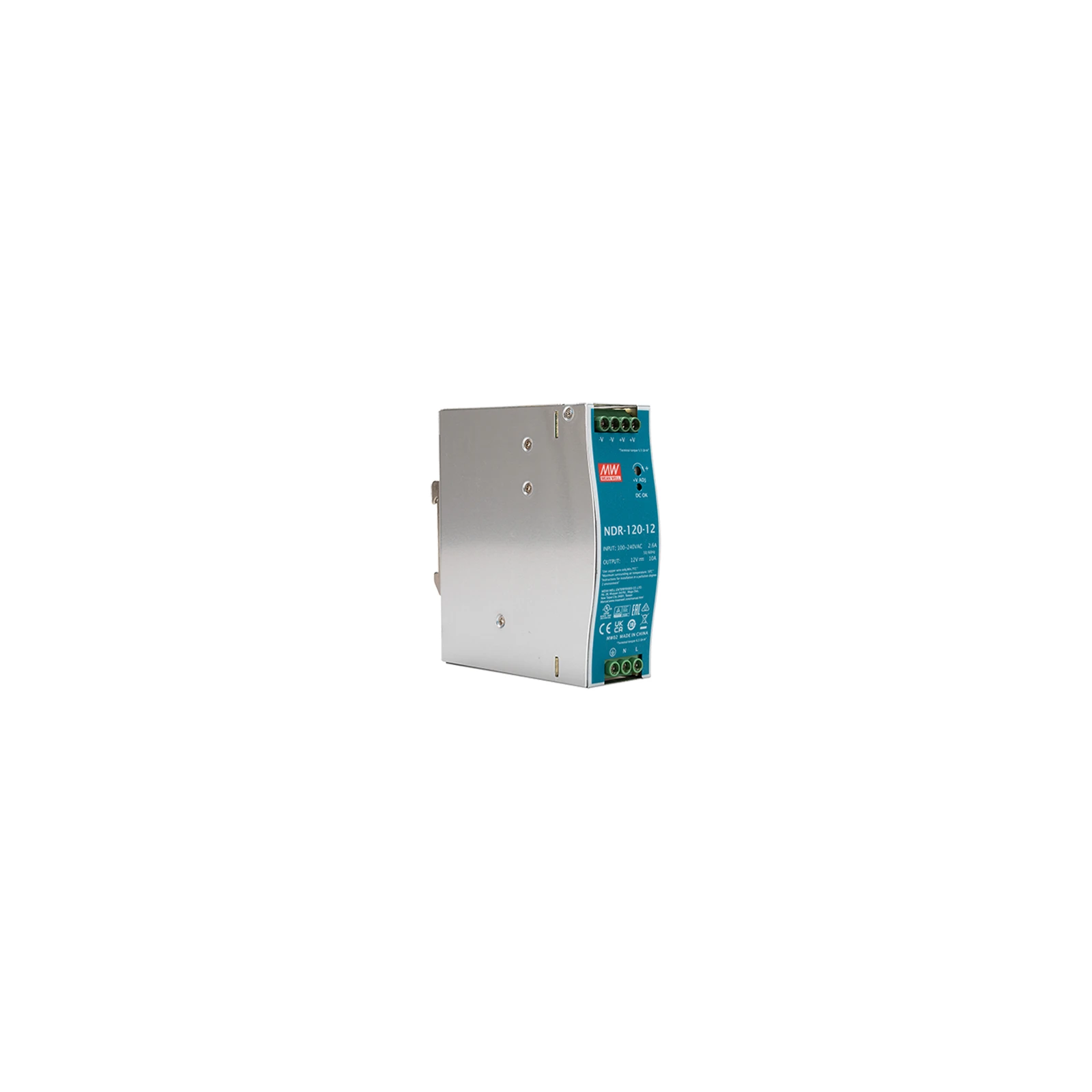 Sursa de alimentare in comutatie, 12V / 10A, sina DIN - MEAN WELL NDR-120-12