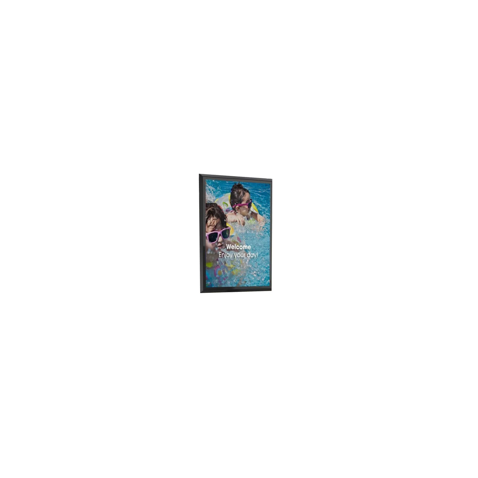 Carcasa perete cu display outdoor lg  55''   DISPRO-E-LG-55XE4P-B, Bezel 38.4 mm si rama Vogel's