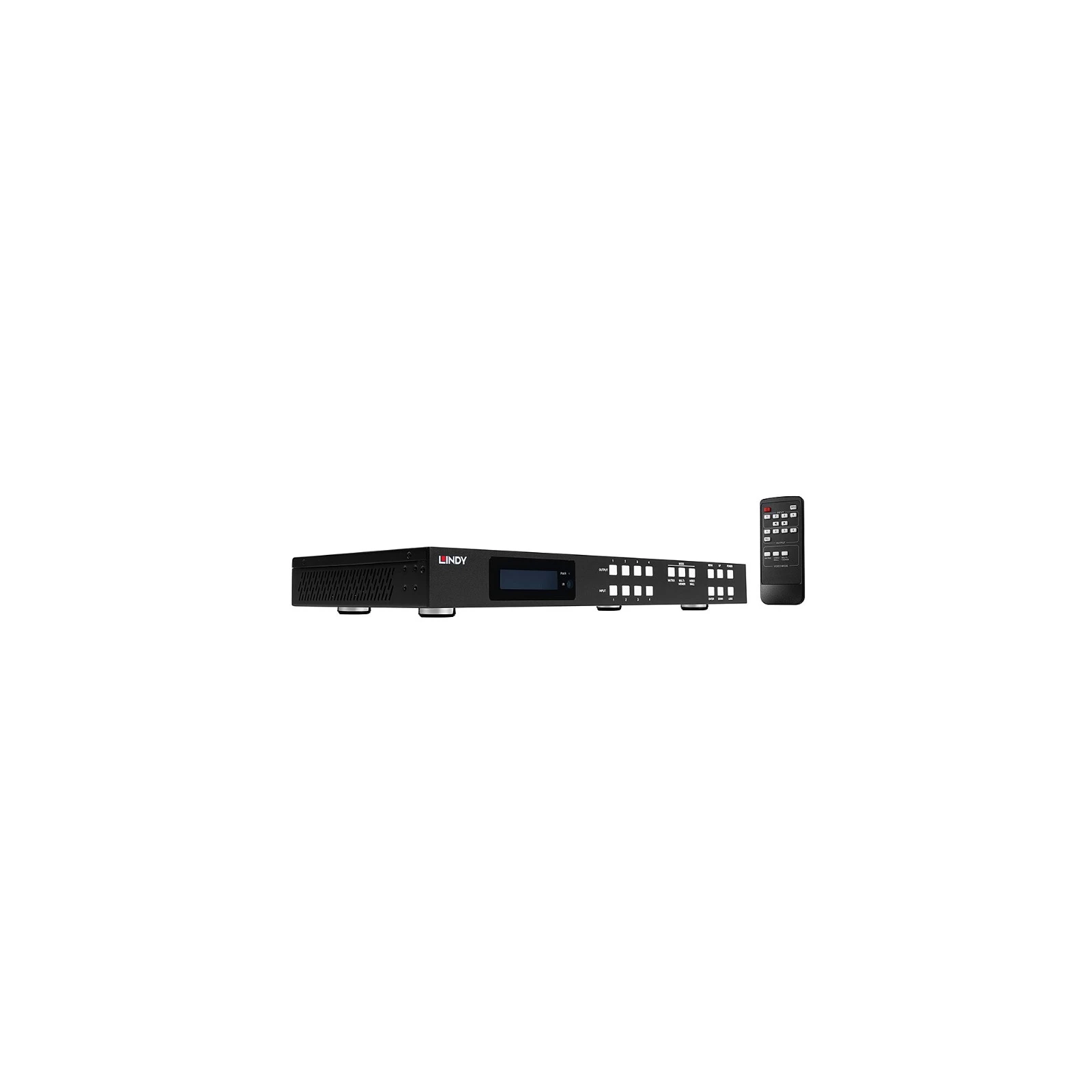 Matrix multi-view fără întreruperi 4x4 HDMI 4K60 cu scalare video wall, Lindy 38390