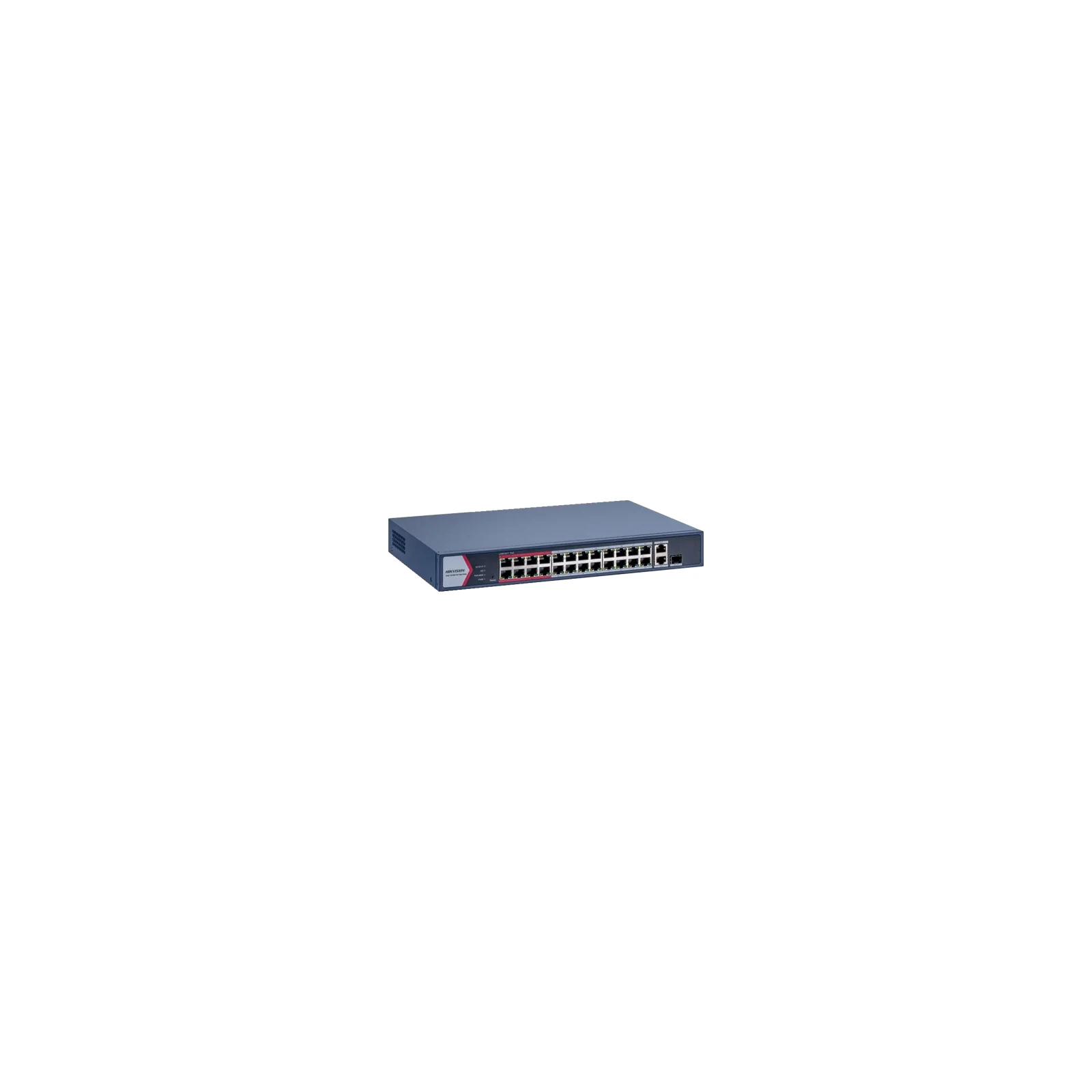 Switch 24 porturi PoE 100Mbps, 1 x Gigabit RJ45, 1 x Gigabit combo, Management - HIKVISION DS-3E1326P-EI-M