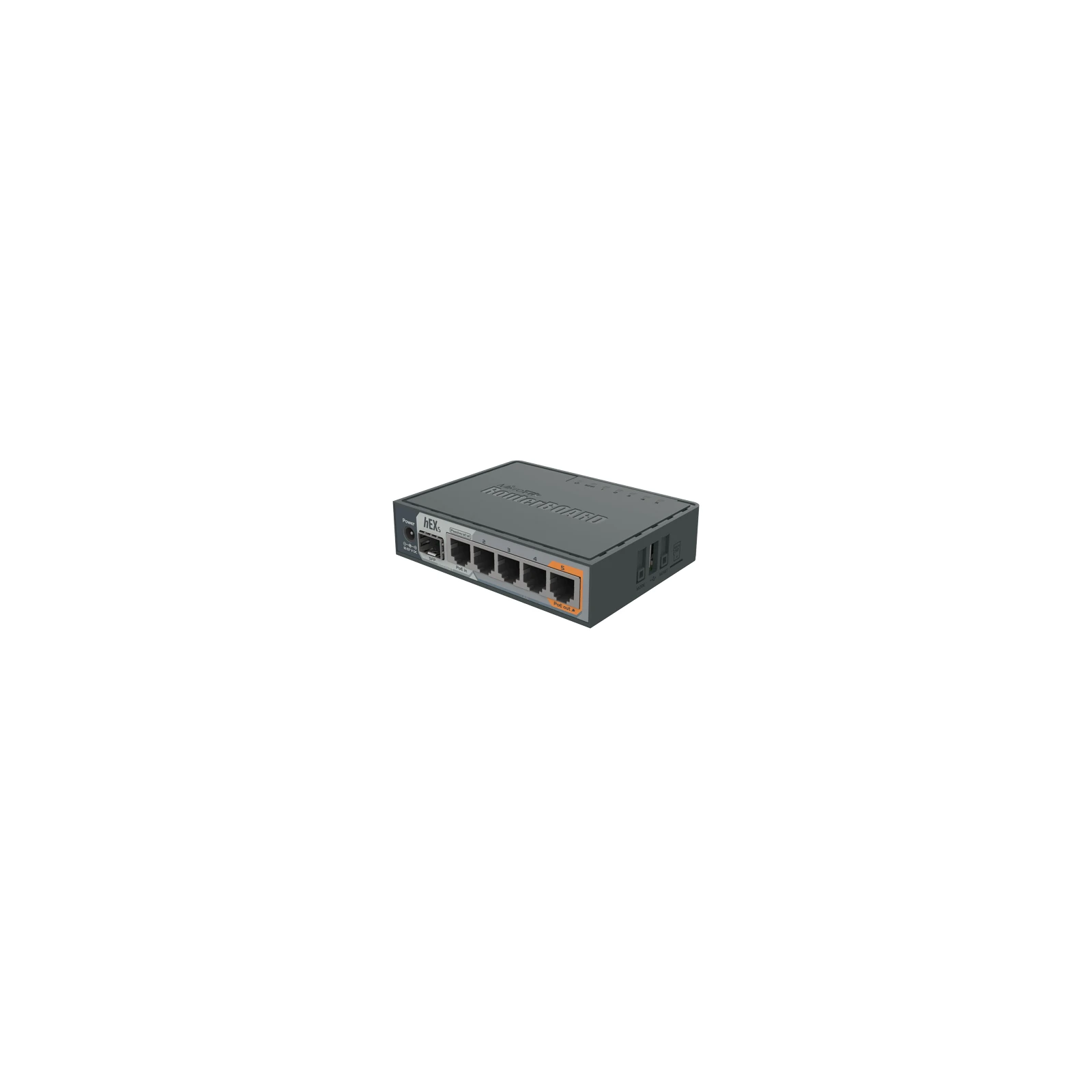 Router hEX S, 5 x Gigabit, 1 xSFP, RouterOS L4 - Mikrotik RB760iGS
