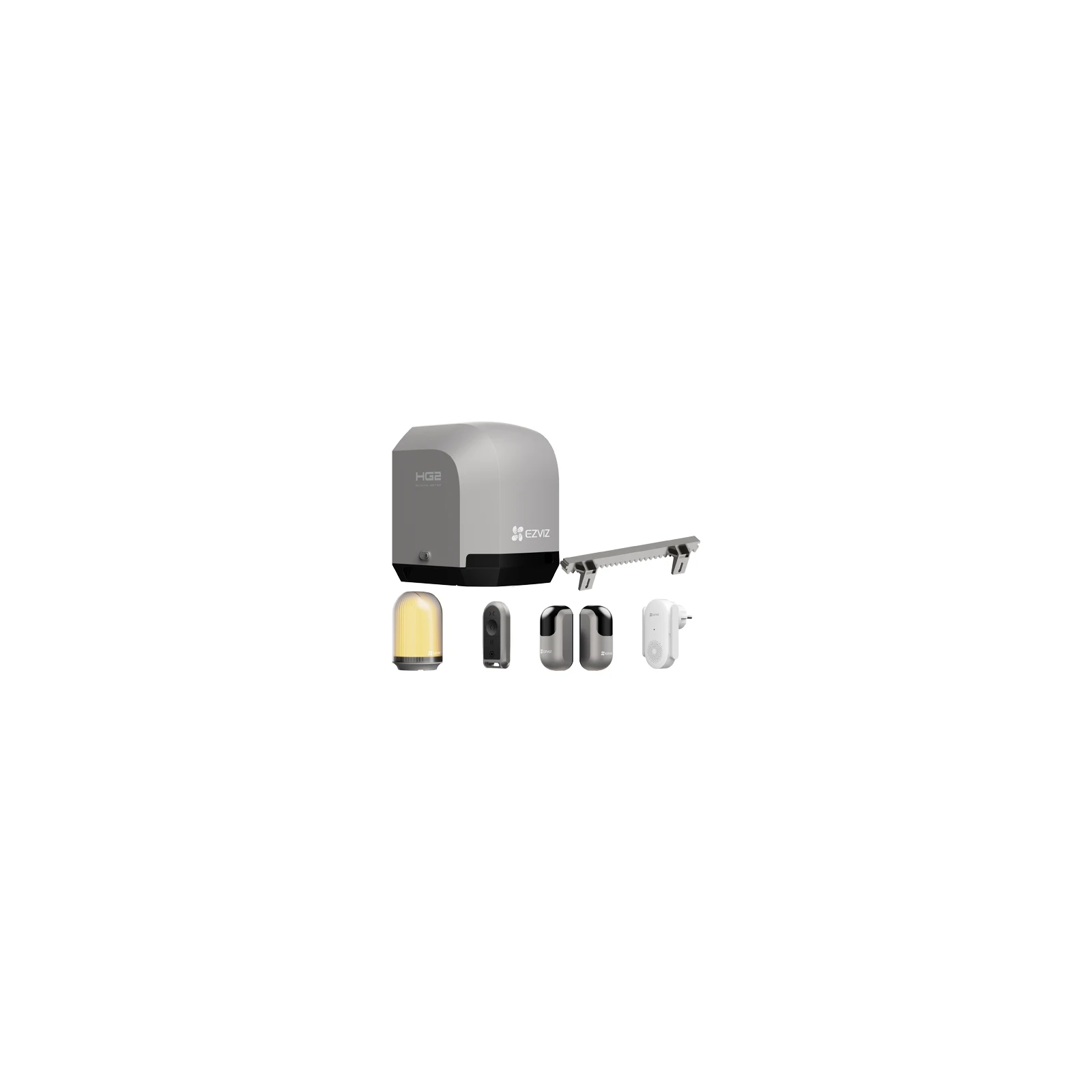 Kit automatizare poarta culisanta 400Kg/6m, Wi-Fi, alarma luminoasa - EZVIZ CS-HG2-R100-40HL