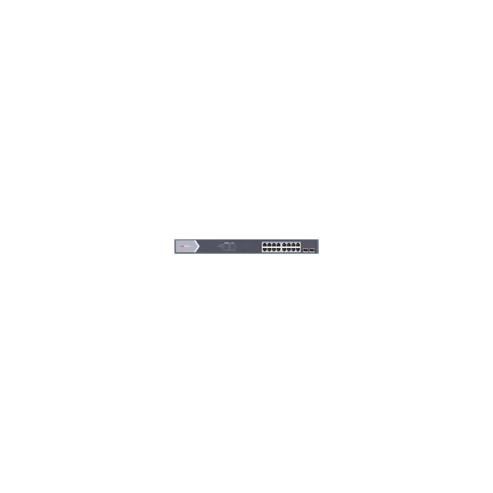Switch 16 porturi gigabit PoE,  2 porturi SFP, Smart Management - HIKVISION DS-3E1518P-SI