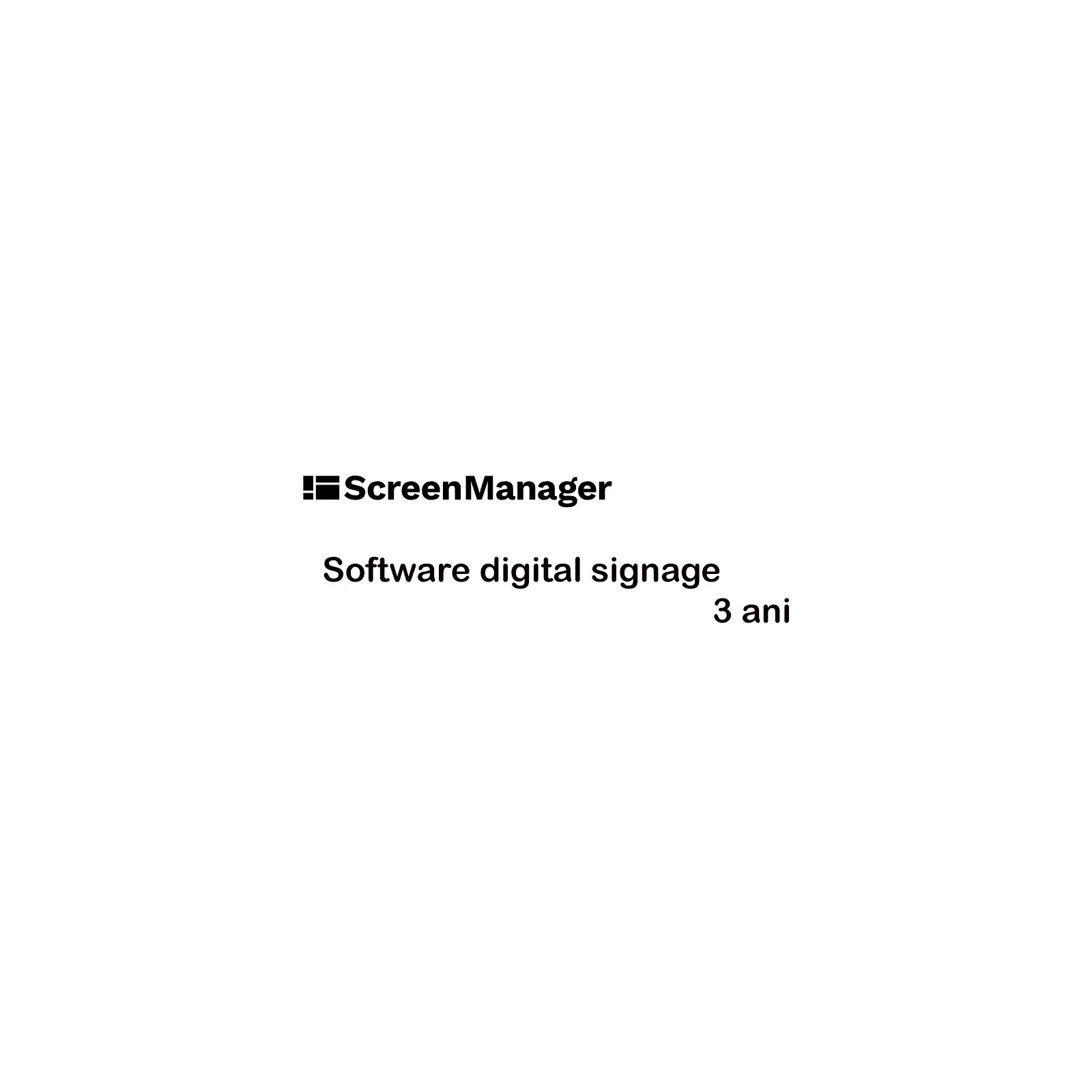 Software digital signage Enterprise SCREENMANAGER 3 ani