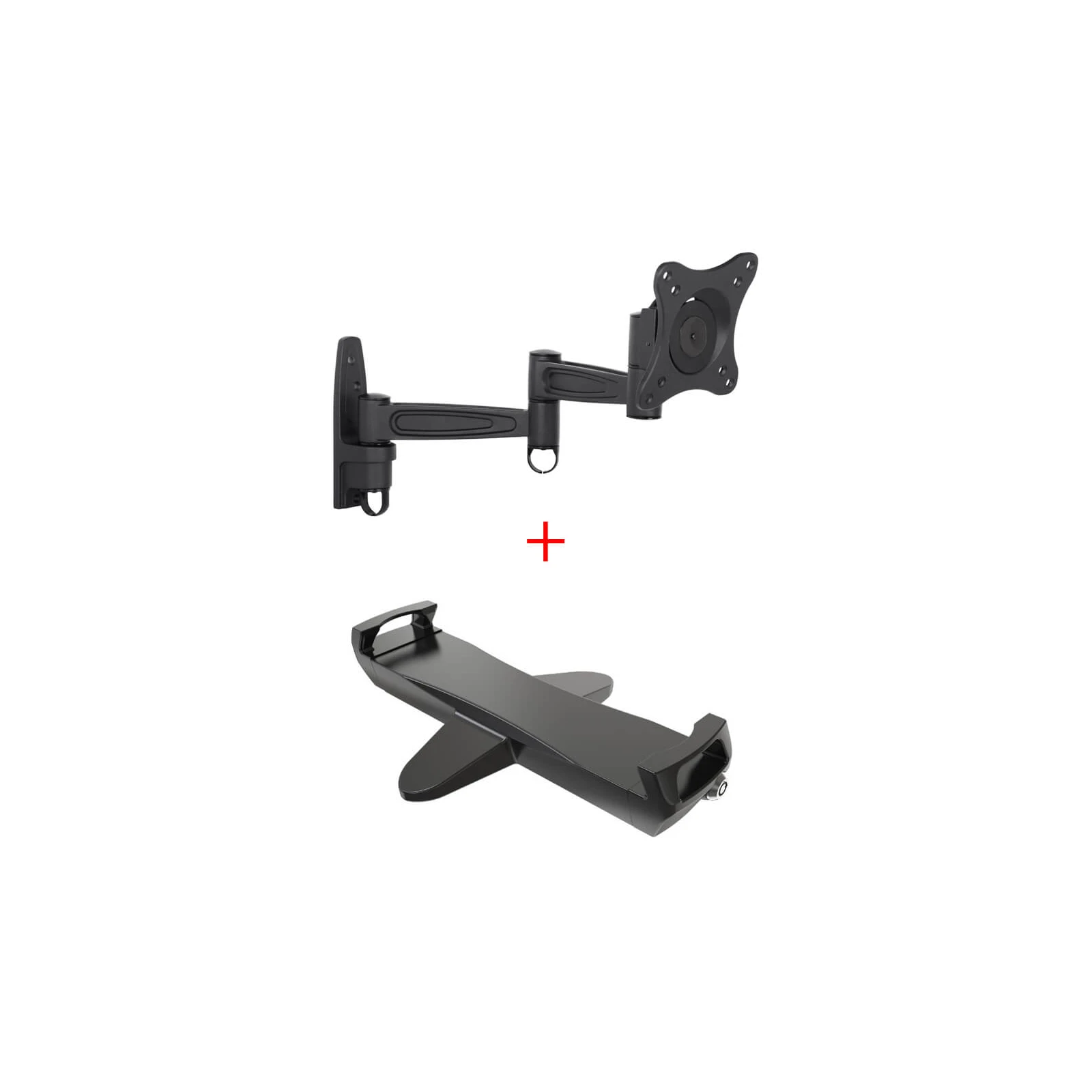 Suport tableta perete cu Multibrackets 3299 si Blackmount PAD29-01, securizat, rotabil 360grade, stanga-dreapta 90grade