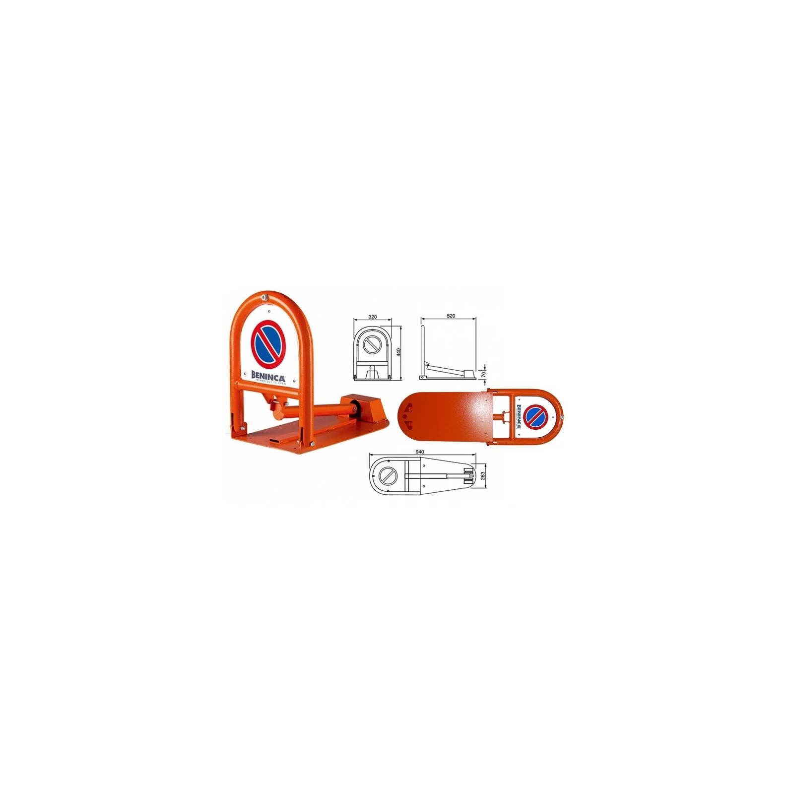 SISTEM MANUAL PENTRU BLOCARE LOC DE PARCARE