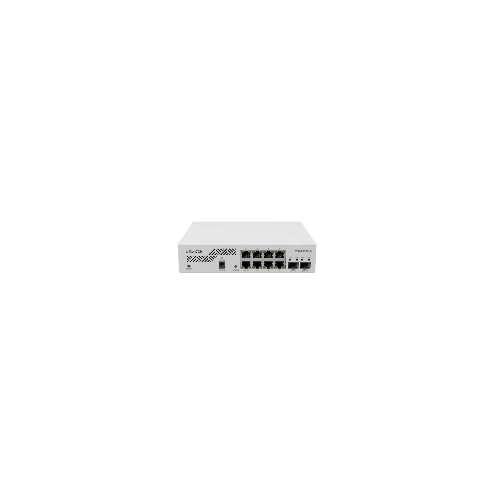 Smart Switch, 8 x Gigabit, 2 x SFP+ 10Gbps - Mikrotik CSS610-8G-2S+IN