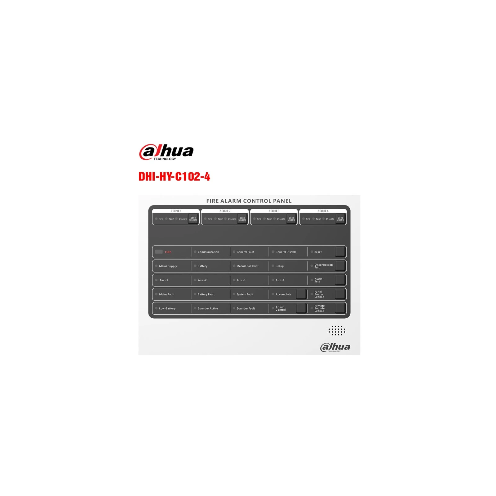DHA FIRE ALARM CONTROL PANEL HY-C102-4