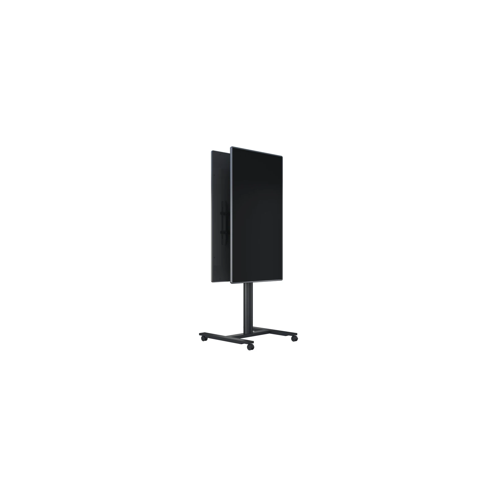 Stand TV mobil, spate la spate Multibrackets MB-5983, diagonala 55"-80", 2 x 40 kg, inaltime 180 cm