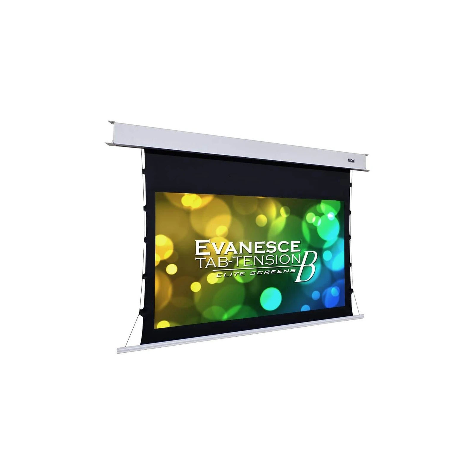 Ecran proiectie electric, 222 x 125cm, incastrabil in tavan, Tensionat, EliteScreens Evanesce ETB100HW2-E12, format 16:9