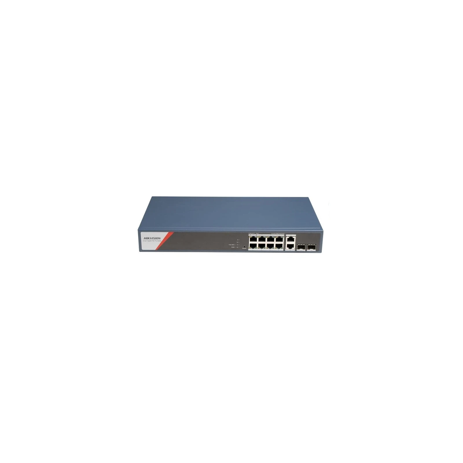 SWITCH MANAGED, 10 PORTURI (8 POE, 2 RJ45, 2 SFP)