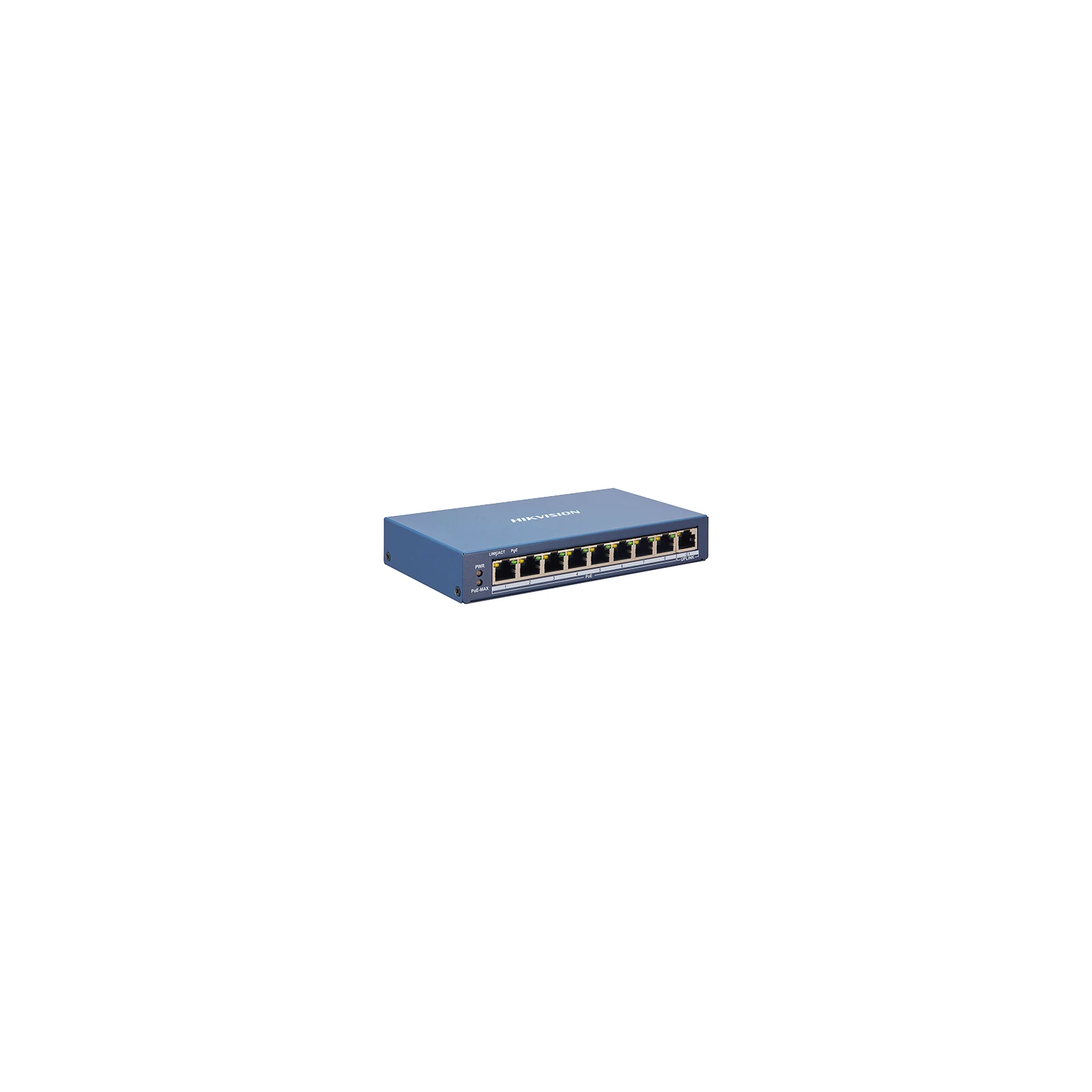 Switch 8 porturi PoE, 1 port uplink RJ45, SMART Management - HIKVISION DS-3E1309P-EI
