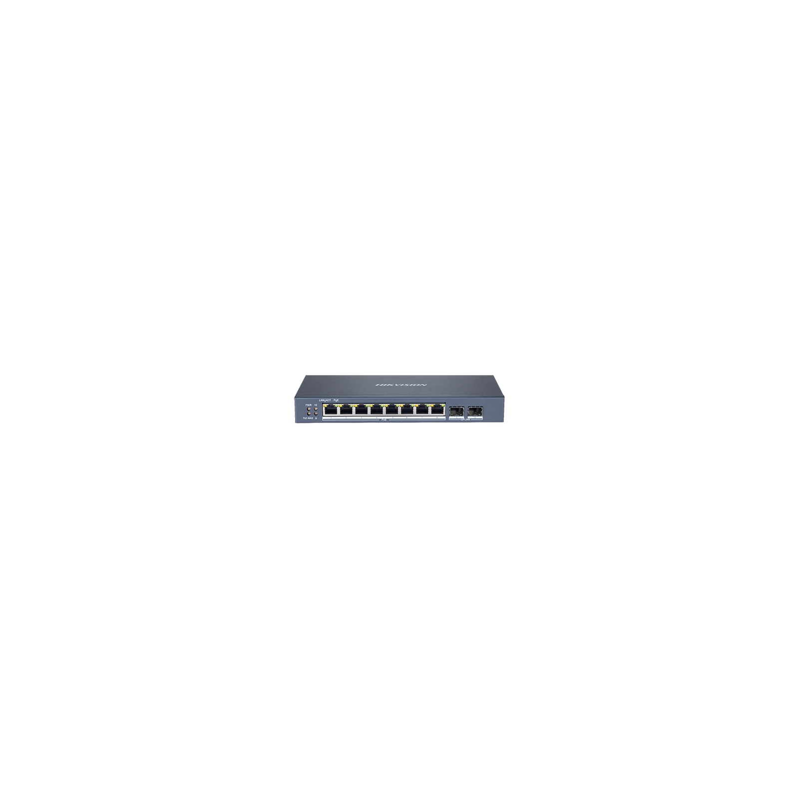 Switch 8 porturi Gigabit PoE, 2 port SFP uplink, SMART Management - HIKVISION DS-3E1510P-SI