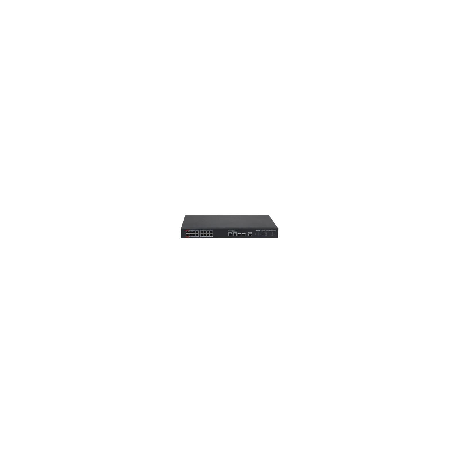 Switch 16 porturi PoE + 2 porturi uplink gigabit, cu management PFS4218-16ET-240-V3