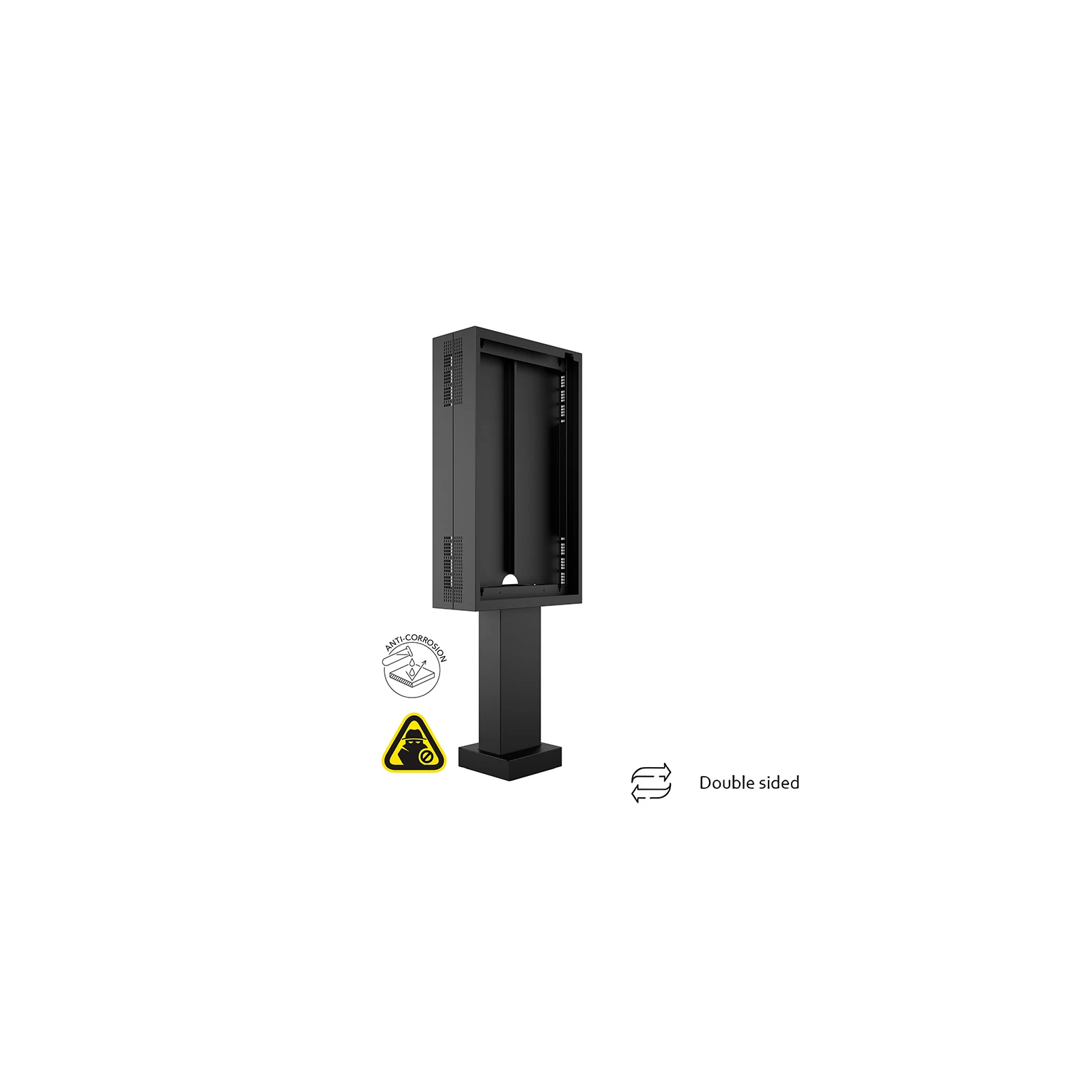 Totem de exterior cu doua fete Multibrackets MB-8126, pentru Samsung 55" OH55 A-S/DX, max.50kg/ecran