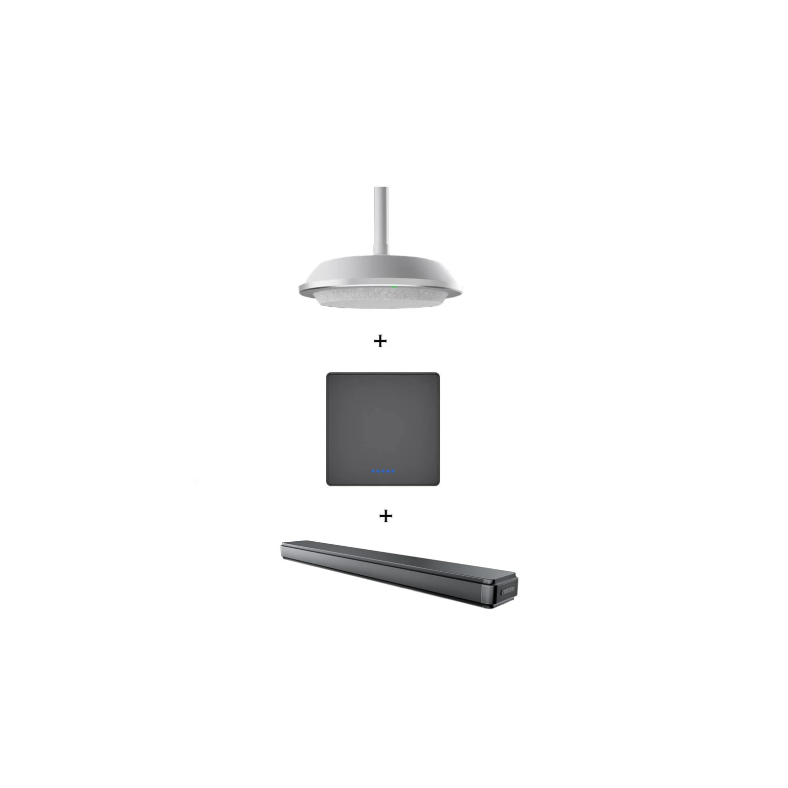 Pachet audio si speakerphone pentru videoconferinte cu prindere in tavan