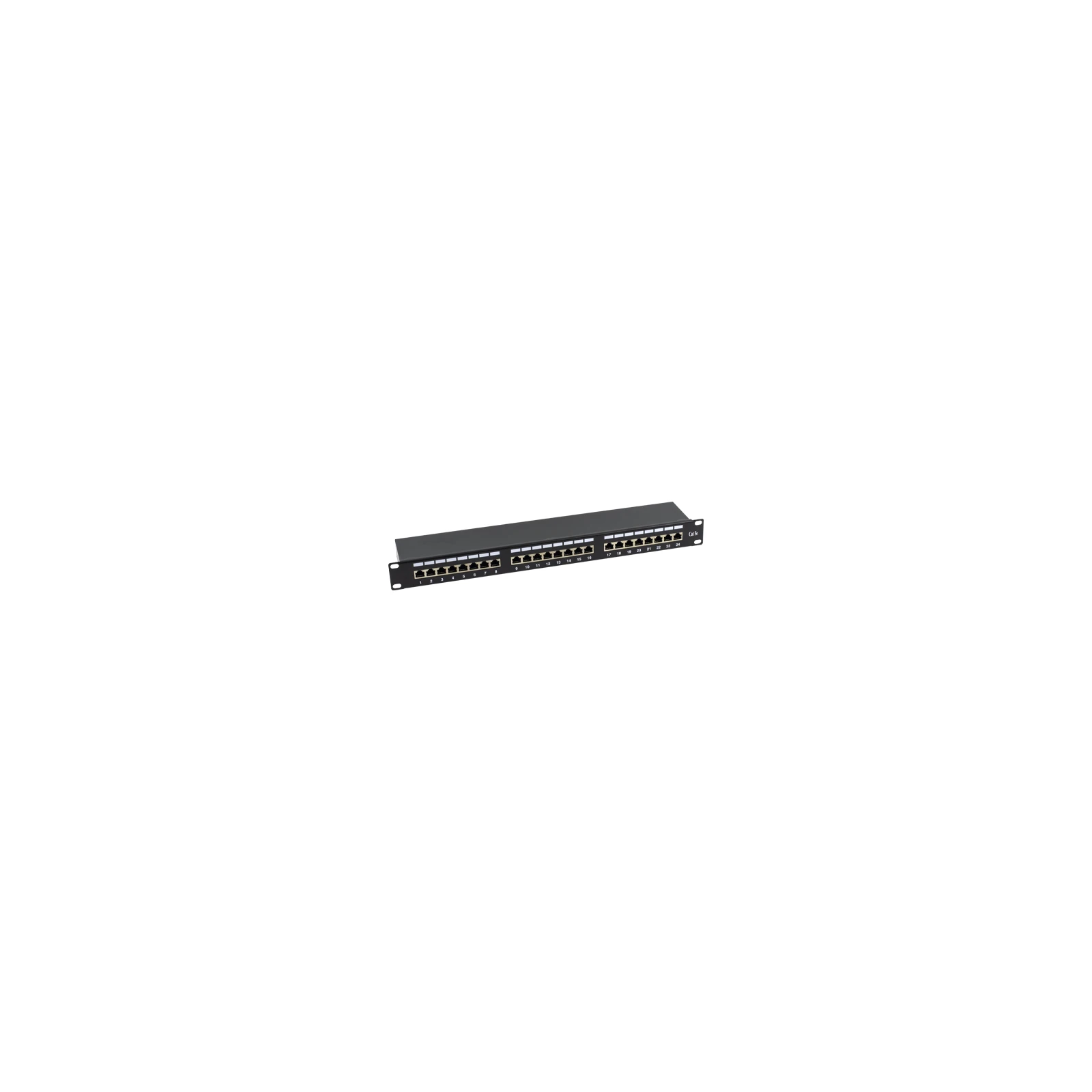 Patch Panel 1U, FTP cat5e, 24 porturi RJ45 - ASYTECH Networking ASY-PP-FTP5E-24
