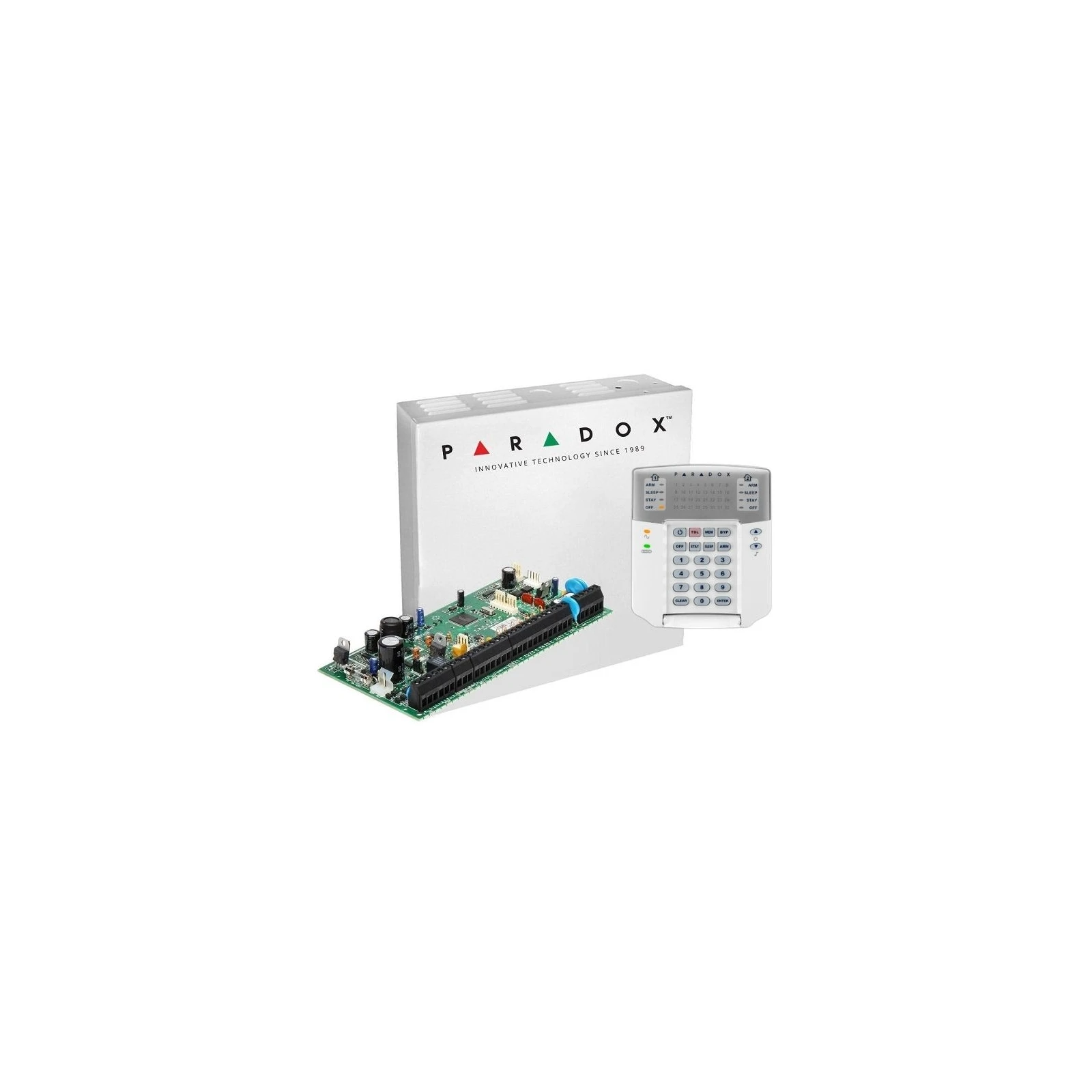Centrală 8-32 zone SP6000 cu cutie cu traf + K32+