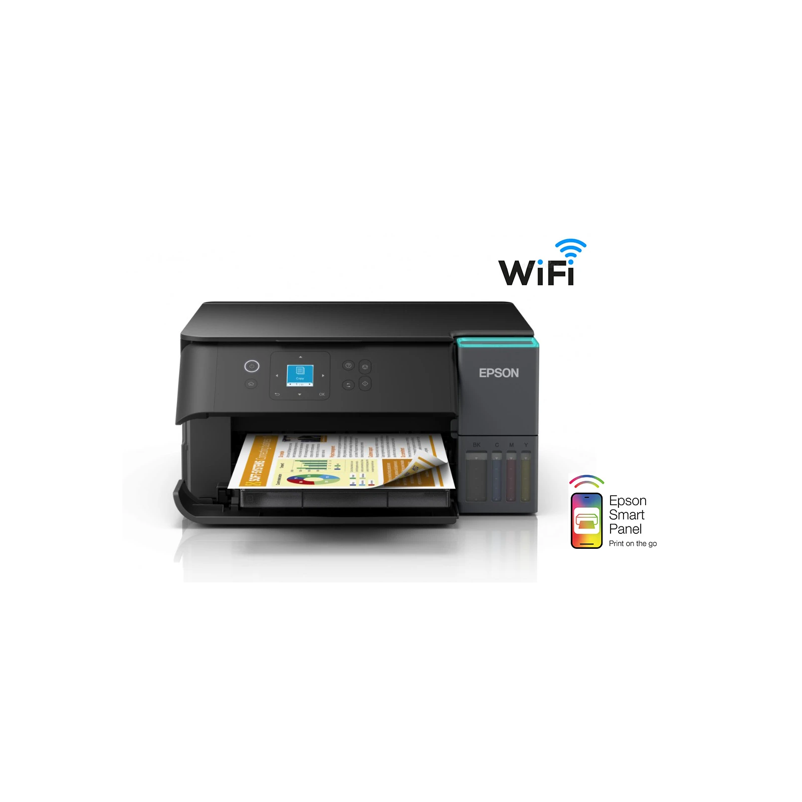 Multifuncționala color jet de cerneala, Epson EcoTank L4360, 33ppm, A4, WiFi