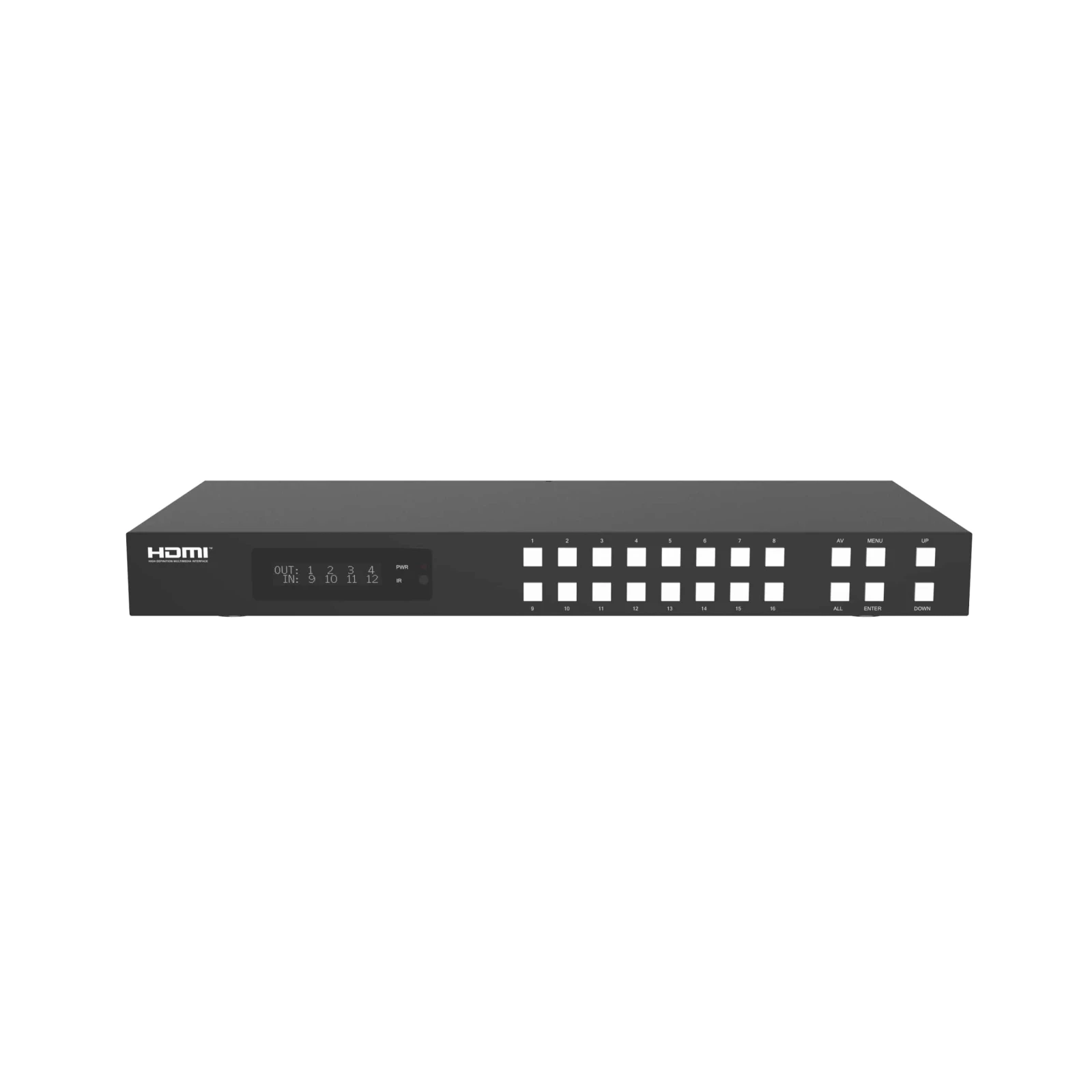 Matrix Switcher HDMI 2.0 16x16 cu Audio Extract, RS232 si TCP/IP, telecomanda