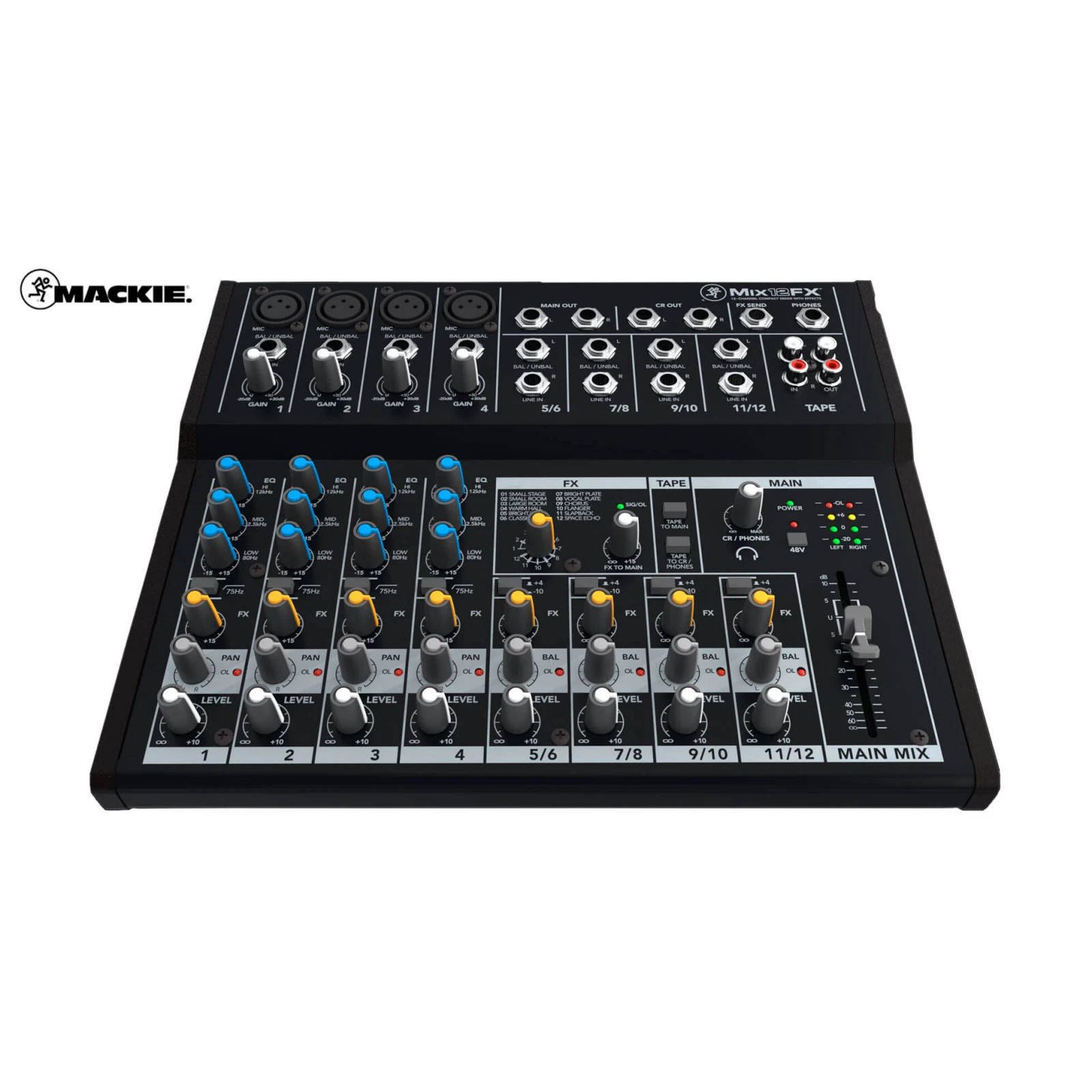 Mixer compact cu 12 canale Mackie MIX12FX