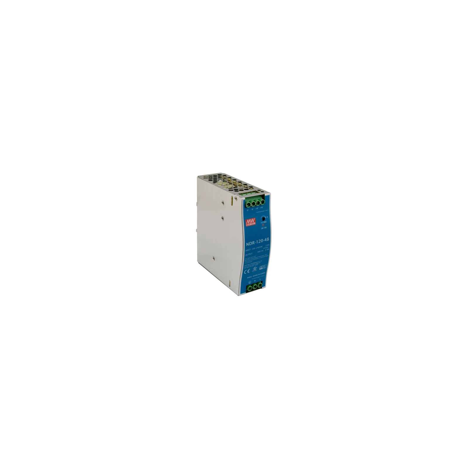 Sursa de alimentare in comutatie, 48V/2.5A, 120W, sina DIN - MEAN WELL NDR-120-48