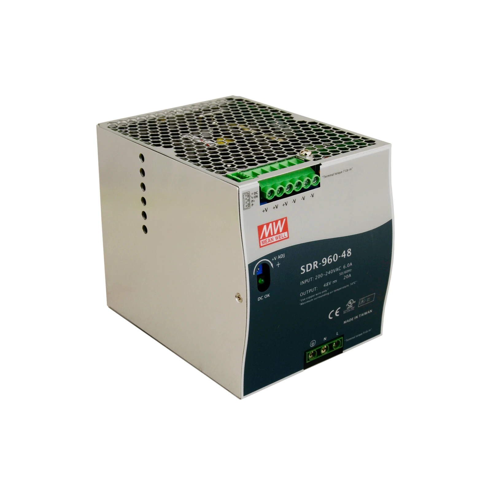 Sursă de alimentare pe șină DIN SDR 48V/960W/20A SDR-960-48