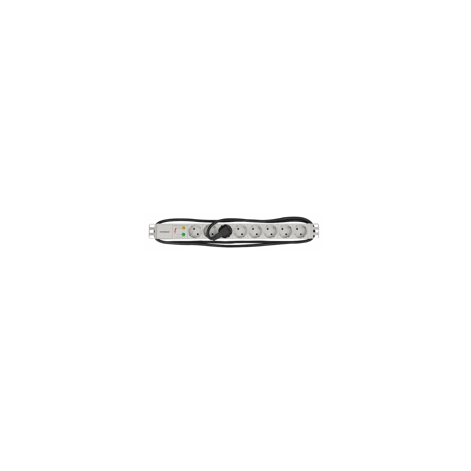 PDU 19", 8 X SCHUKO, 1U, CABLU 2M