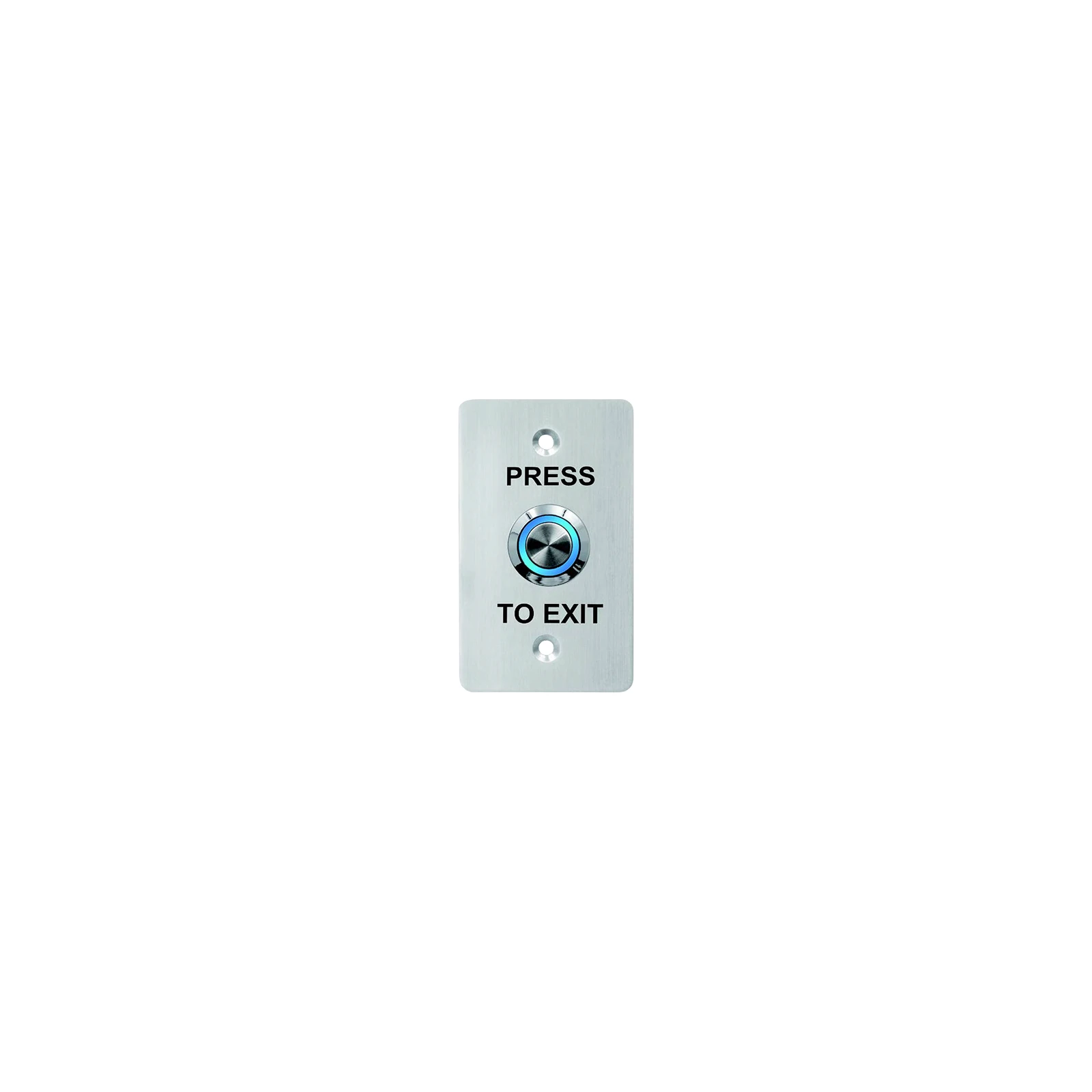 Buton de iesire, montaj ingropat, inox, LED, NO-NC-COM, IP65, 85 x 50 mm CSB-508LW