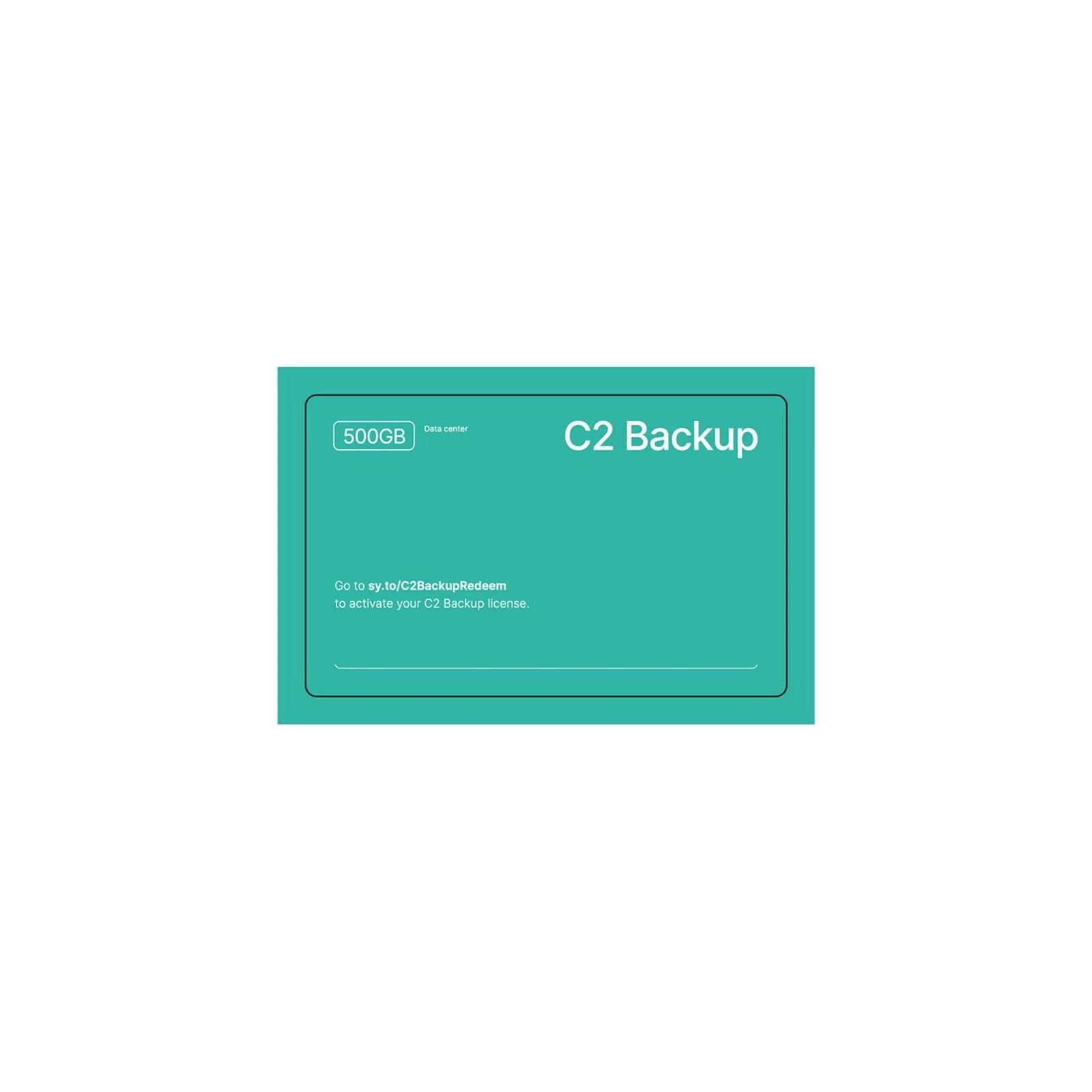 Synology C2 Backup 500 GB 1 year