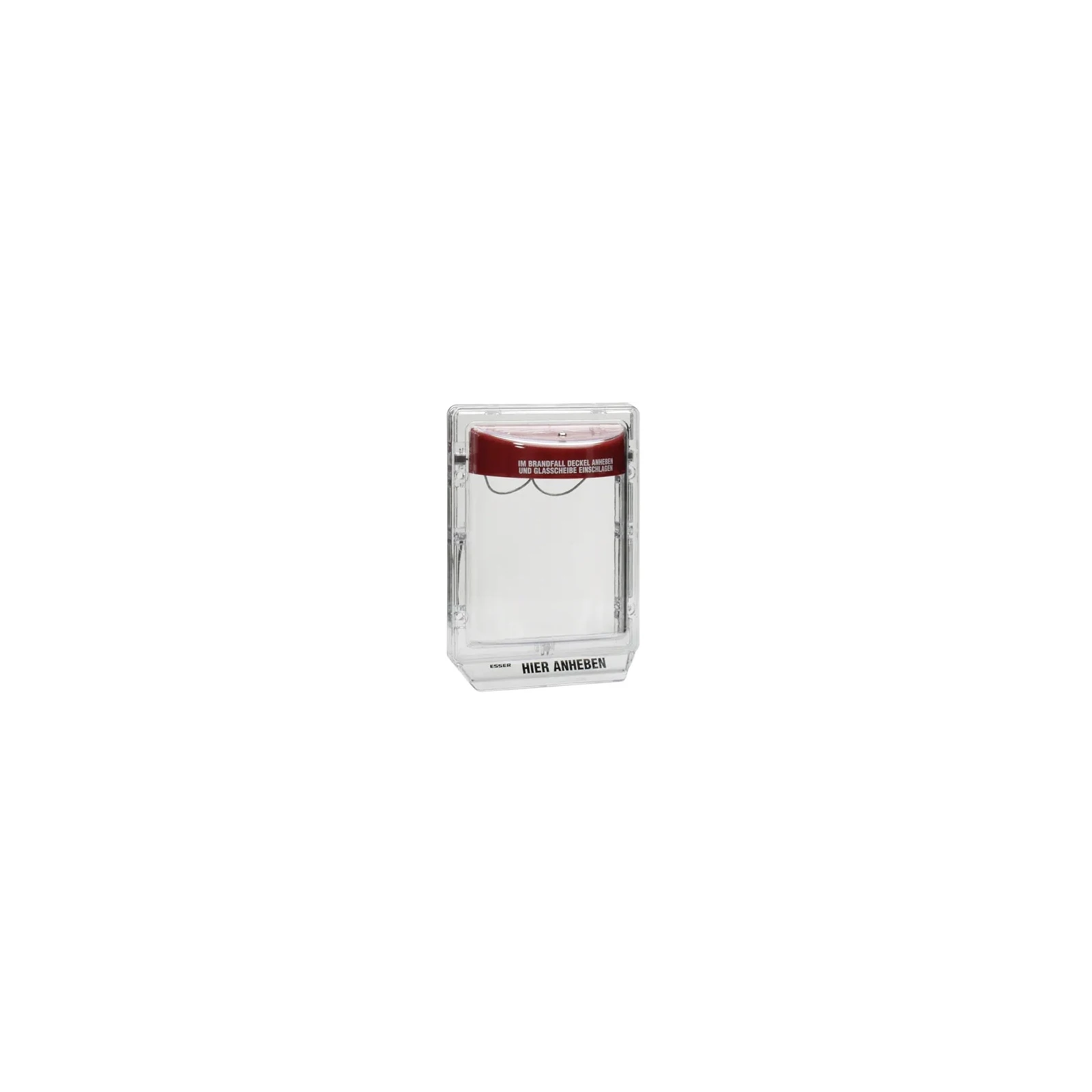CARCASA PROTECTOARE BUTON INCENDIU, TEXT GERMANA