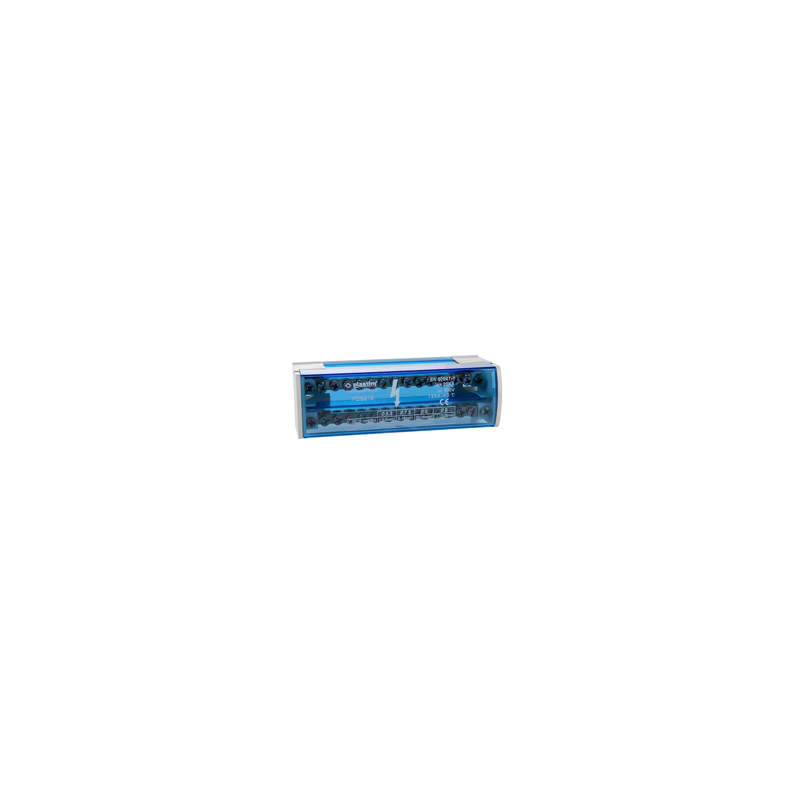 Bloc de distributie electrica, 2x15 poli, 125A - Plastim PDB215