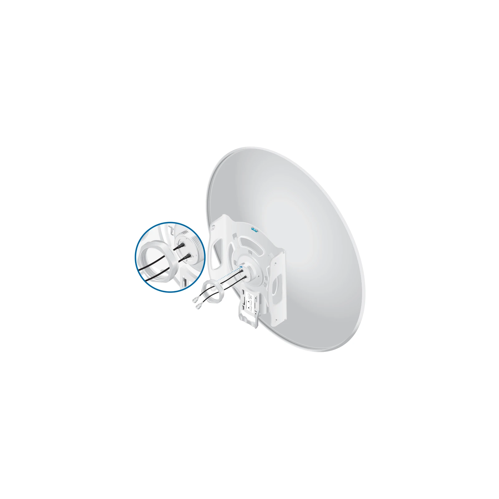 " 5 GHz, 30 dBi RocketDish LW antenna wi