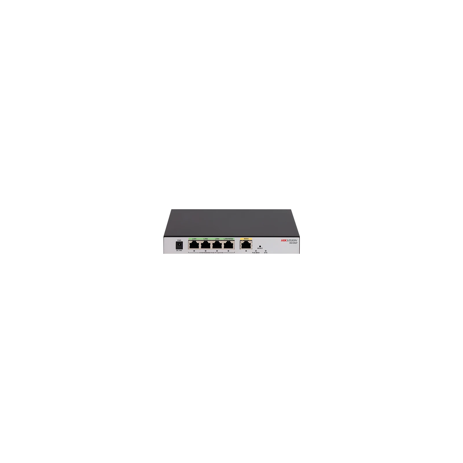Router All in One, 1 x RJ45 Gigabit, 4 x RJ45 PoE Gigabit, Behavior Management - HIKVISION DS-3WG105GP-SI