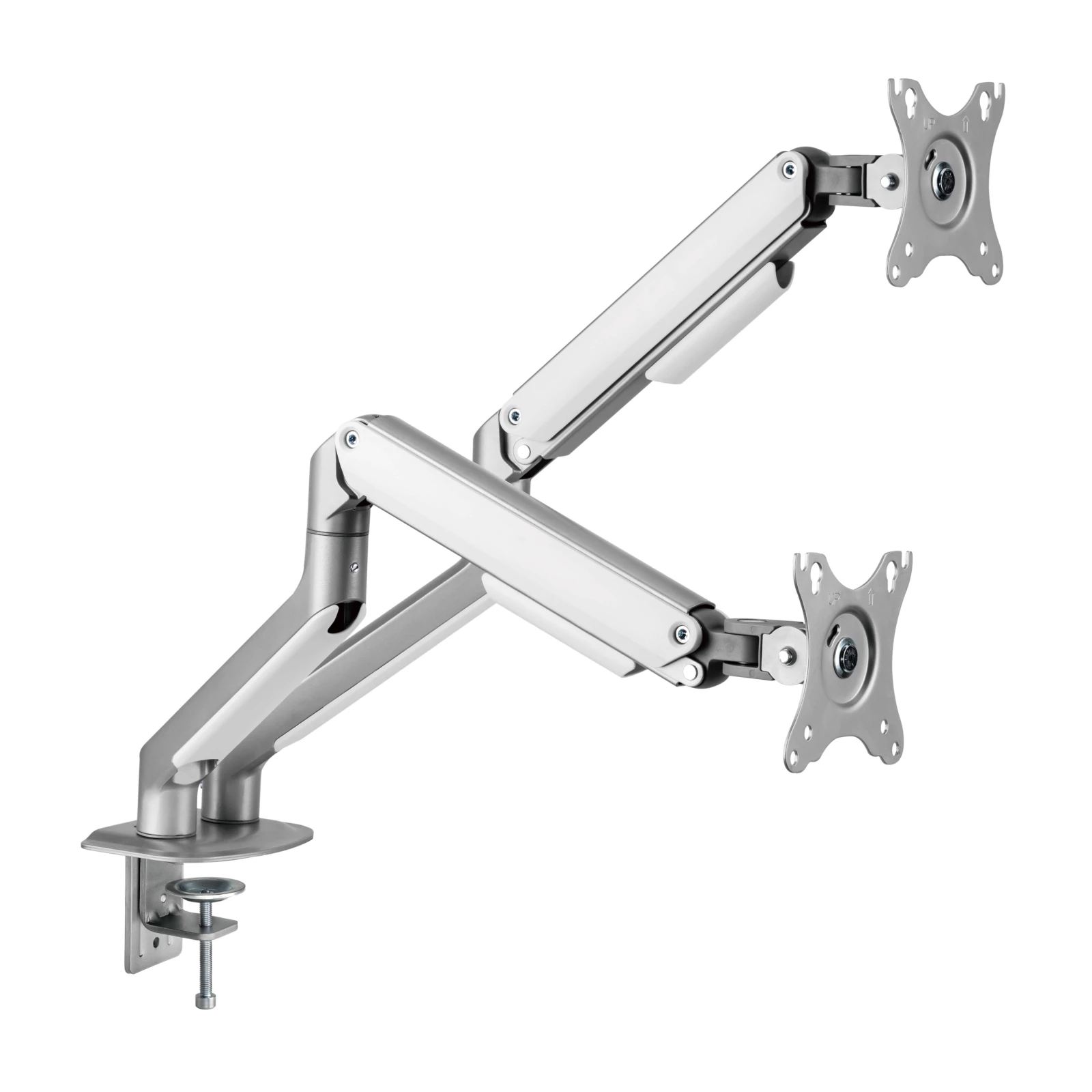 Suport monitor Spring Double Arm Blackmount LDT63-C024, 17"-32", max.9kg/brat, argintiu