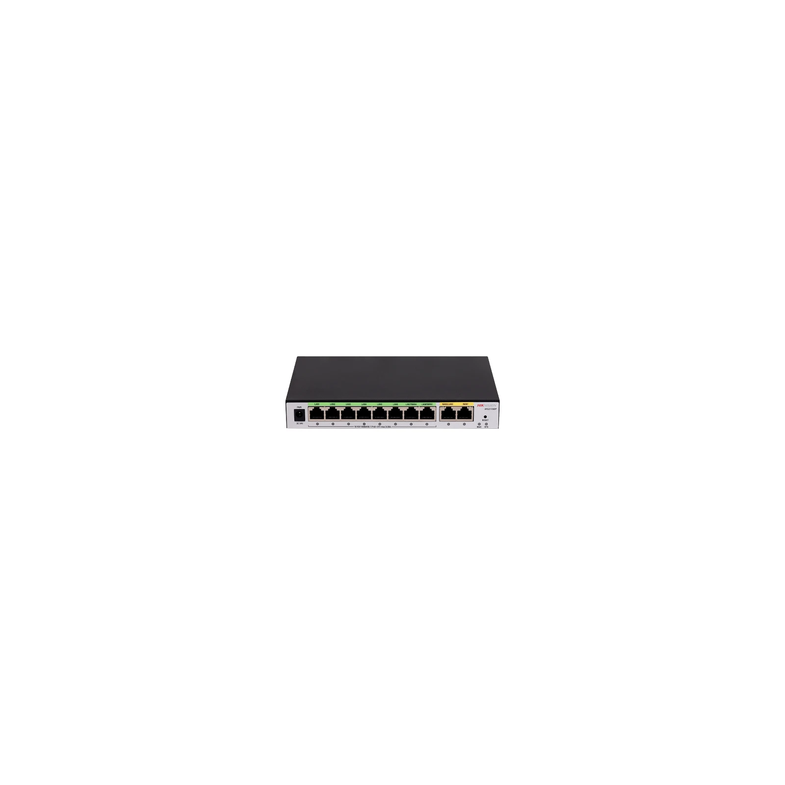 Router All in One, 2 x RJ45 Gigabit, 8 x RJ45 PoE Gigabit, Behavior Management - HIKVISION DS-3WG210GP-SI