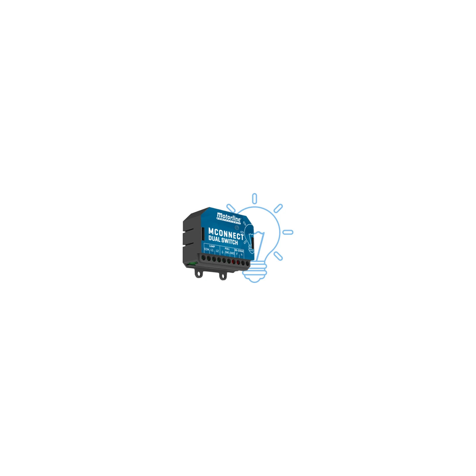 Modul comanda lumini - MOTORLINE MCONNECT-DUAL-SWITCH