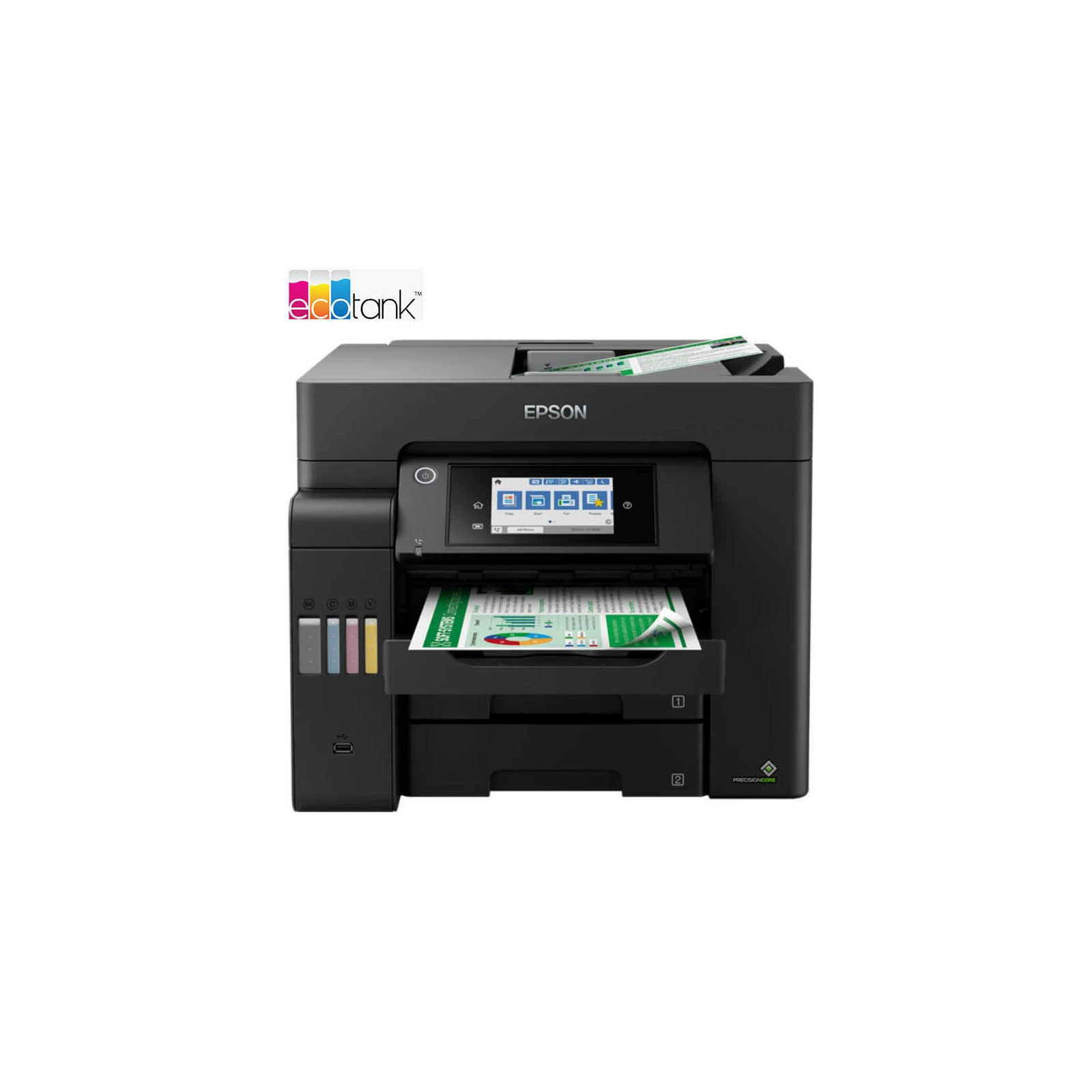 Multifunctionala jet de cerneala Epson EcoTank L6550, 25ppm, Retea, Wi-fi, Duplex, A4, eligibil PNRAS/PNRR