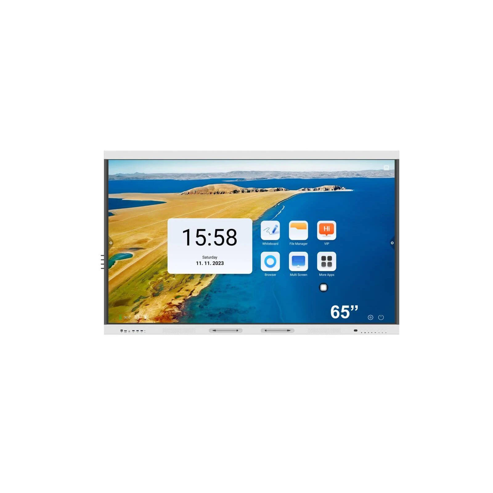 Display interactiv EvoBoard/BlackMount series V100-TE65YY(-N), 65", 4K, CPU 8*A55 , RAM 8GB, ROM 128GB, NFC, Android 14