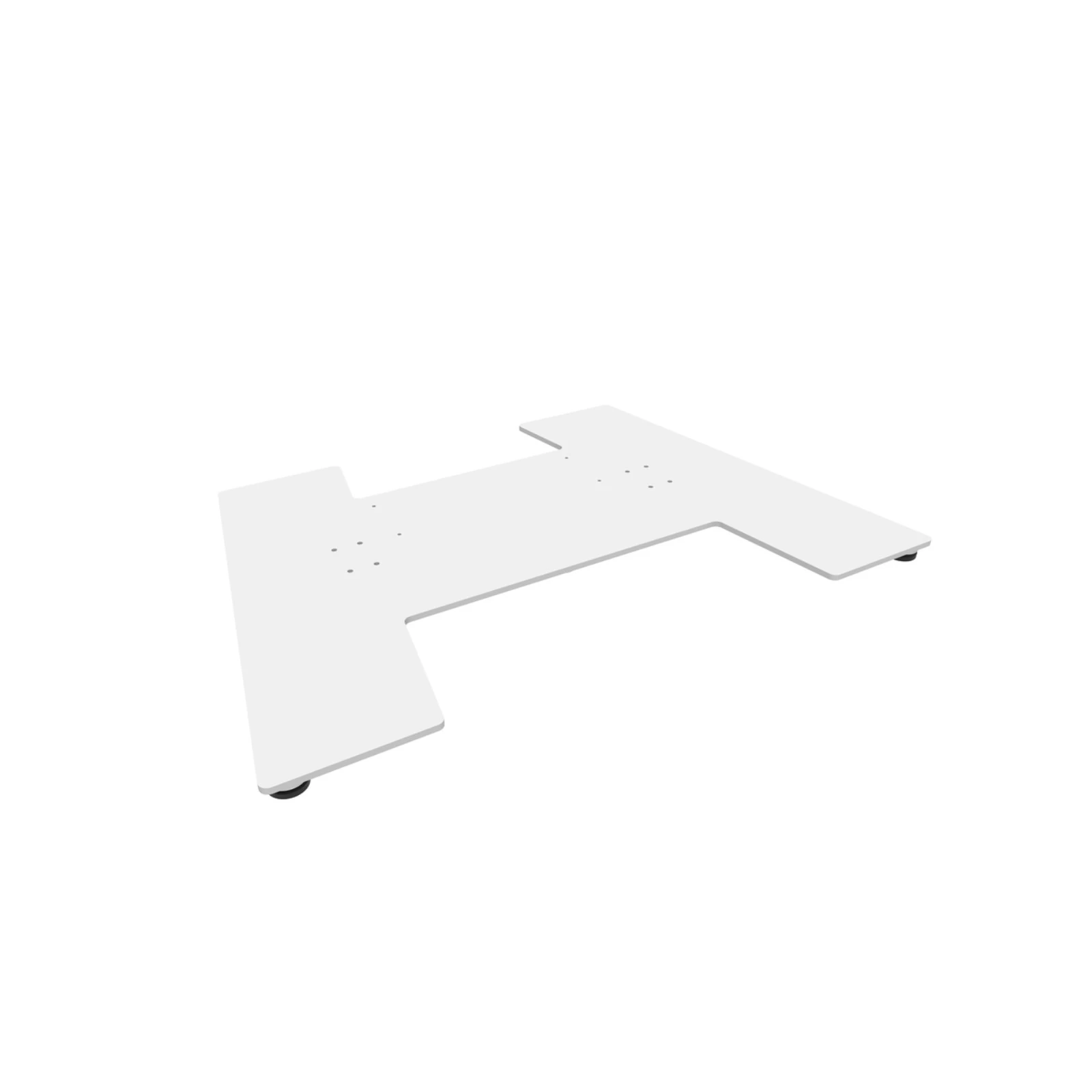 Baza de podea pentru standuri motorizate 60 & 120kg, Multibrackets MB-8502, alb