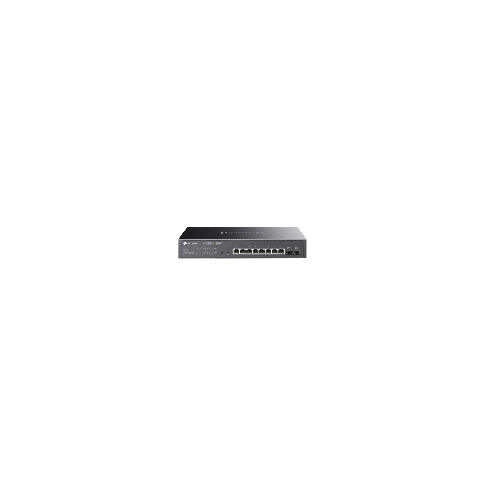 Switch L2+, 8 x RJ45 1G PoE, 2 x SFP 1G, Buget PoE 150W, Management - TP-Link Omada SG2210MP
