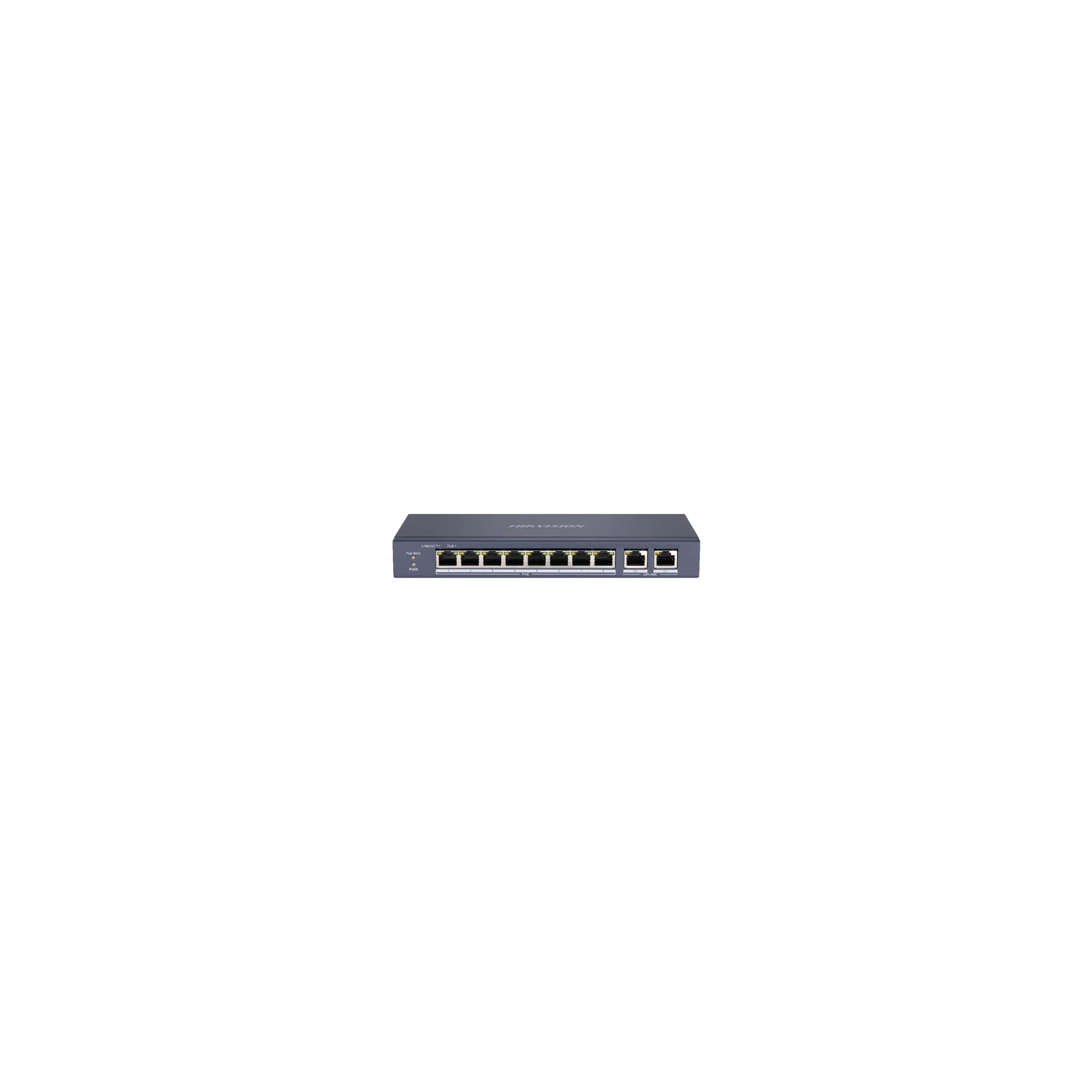 Switch 8 porturi PoE, 2 porturi uplink RJ45 Gigabit - HIKVISION DS-3E0310P-E-M