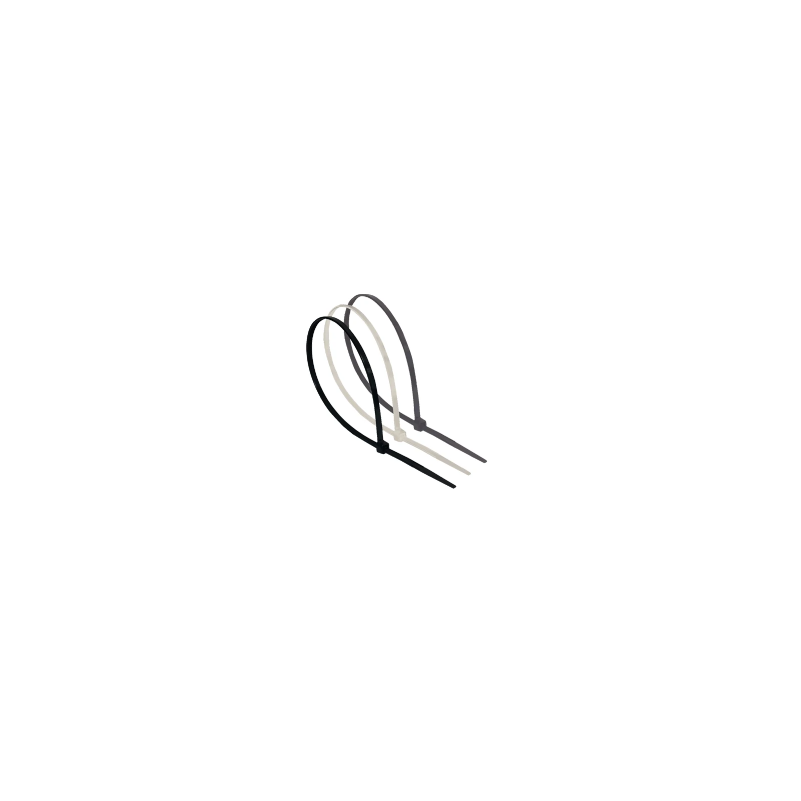 Coliere din plastic 2.5x150, alb (100 buc.) - CELO 125150CCT