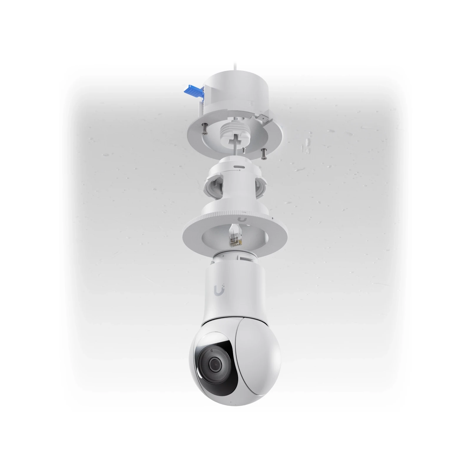 "In-ceiling mount accessory for G5 PTZ.