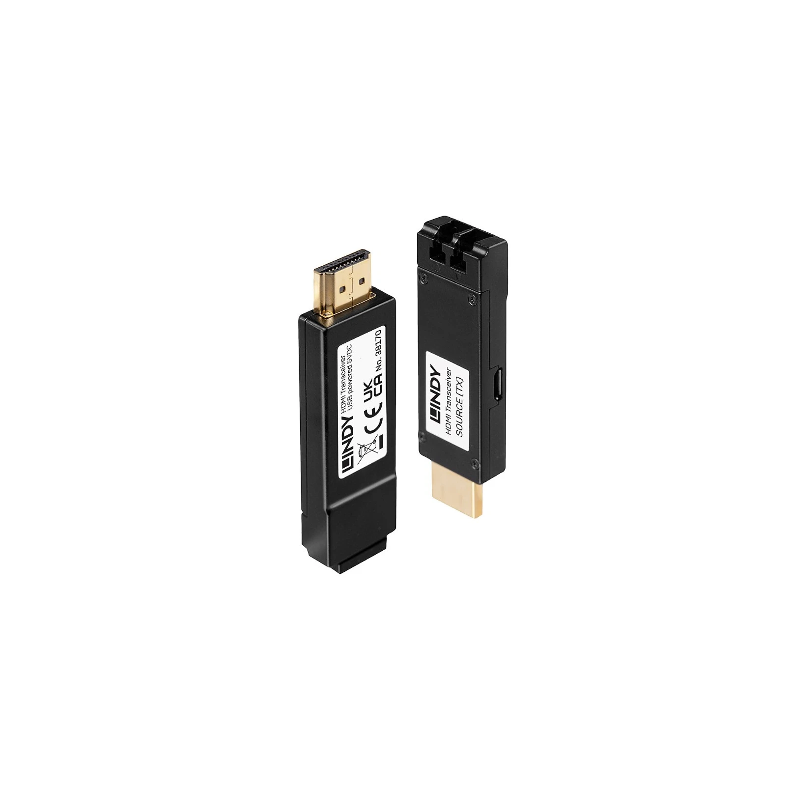 Extender HDMI 4K30 cu fibră optică, 300 m, Lindy 38170