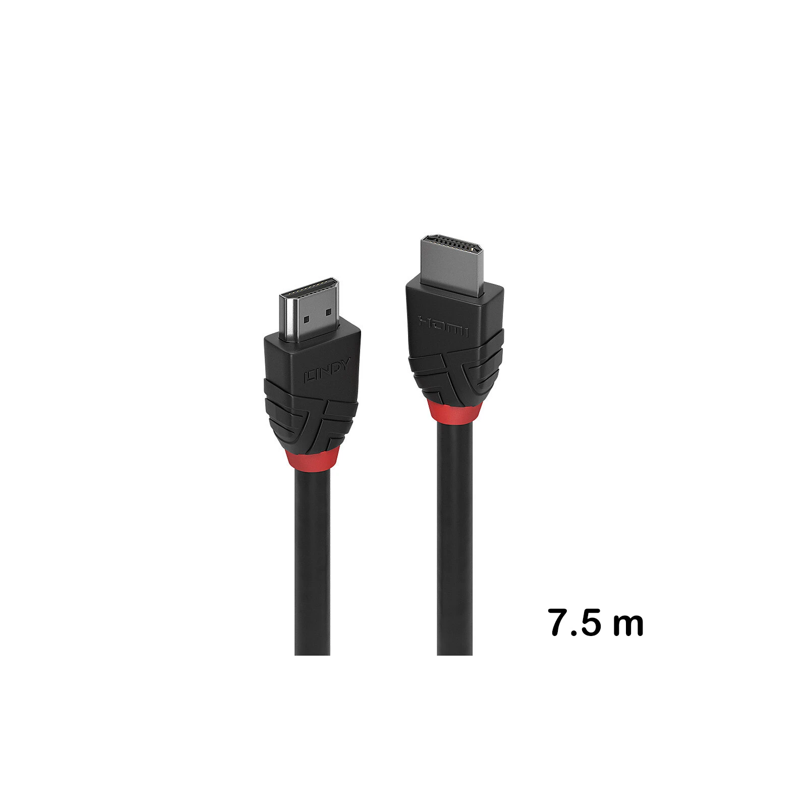 Cablu HDMI Standard de 7.5 m, Lindy, Black Line 36467