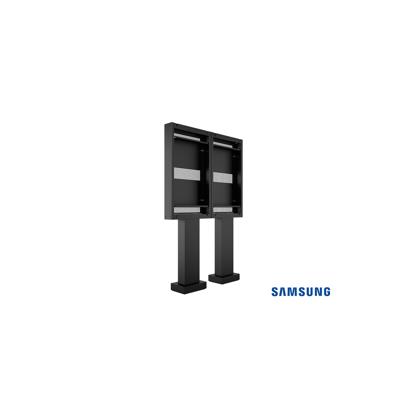 Totem Outdoor Pro Dual pentru Samsung OH55F/B/A-S, Multibrackets MB-6597, 55", max.63kg/stand, antifurt, negru